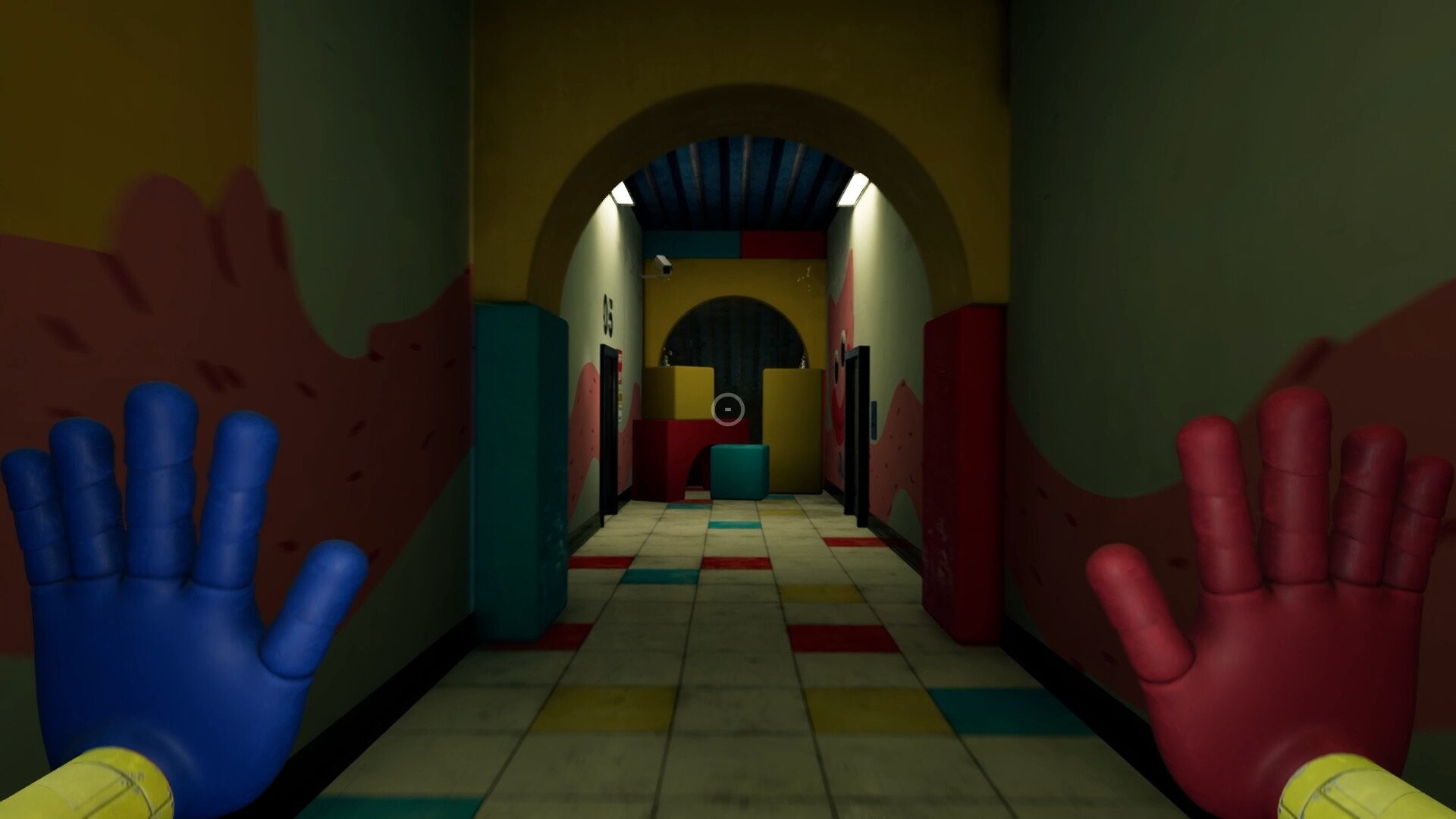 Poppy Playtime: A first-person horror-puzzle adventure game, Developed by MOB Games Studio, Directed by Isaac Christopherson. 1920x1080 Full HD Background.