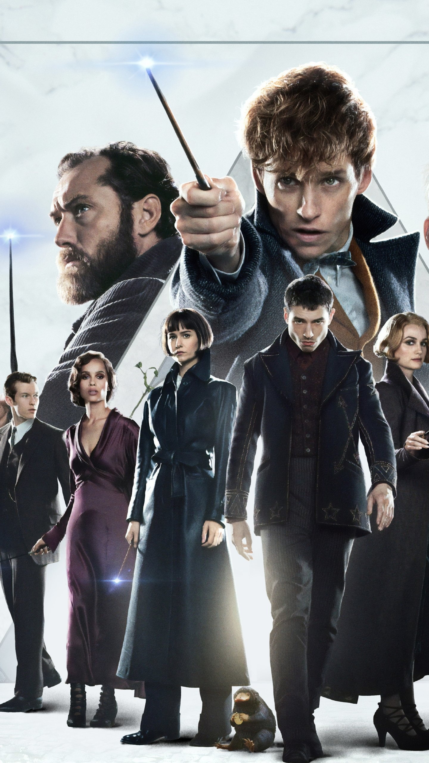 Movie, Crimes of Grindelwald, Magical fantasy, Wondrous beasts, 1440x2560 HD Phone