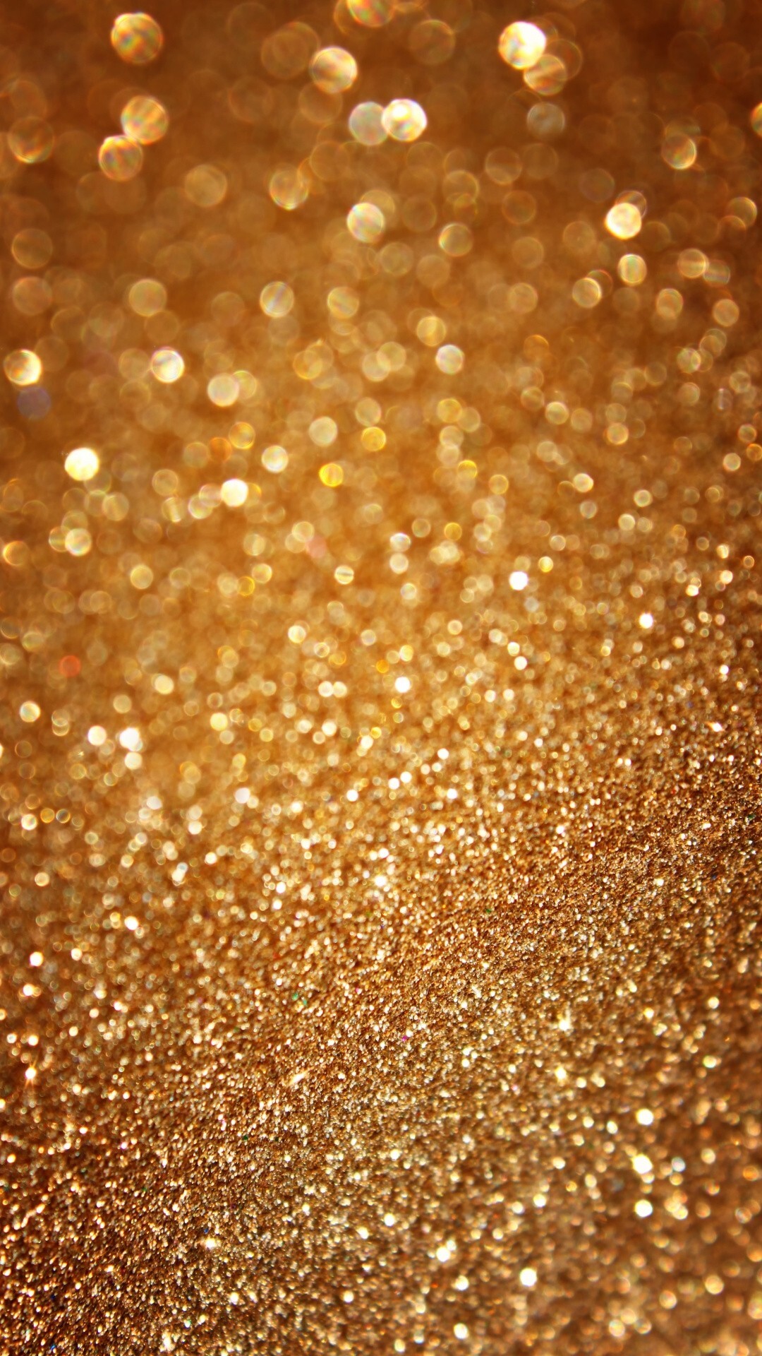 Gold Dots: Glittering metallic powder, Golden shimmer eyeshadows, Small pieces of gold material in uniform shape. 1080x1920 Full HD Background.