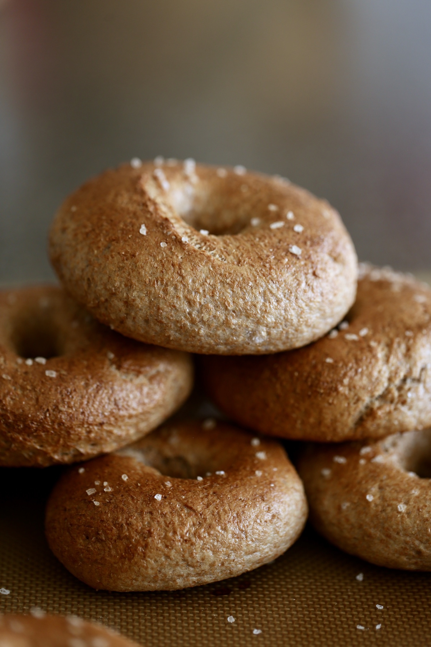 Whole wheat bagels, Wholesome choice, Nourishing option, Conscious eating, 1500x2250 HD Phone