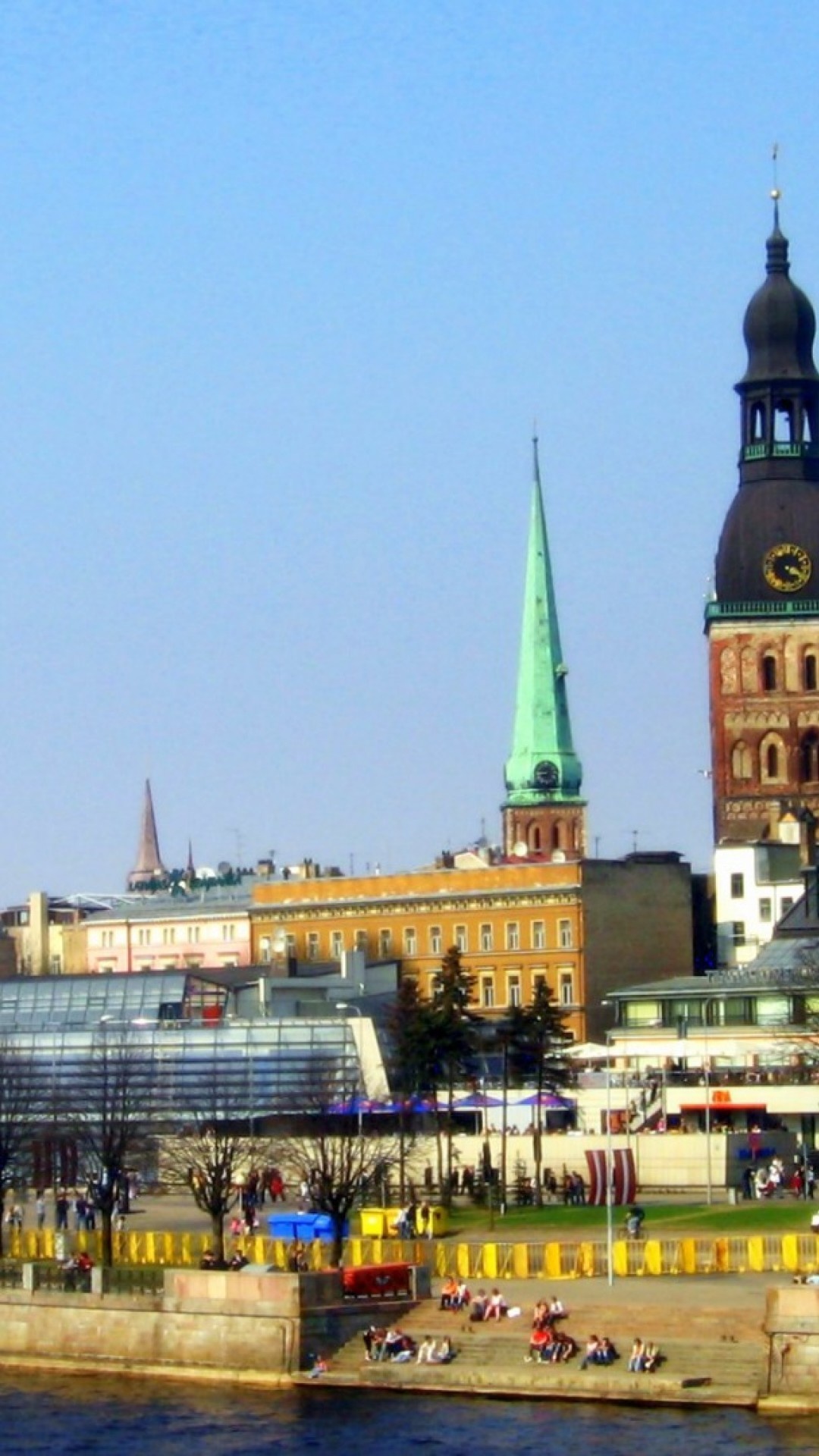 Latvia Travels, Riga beauty, Stunning skyline, Architectural marvels, 1080x1920 Full HD Phone