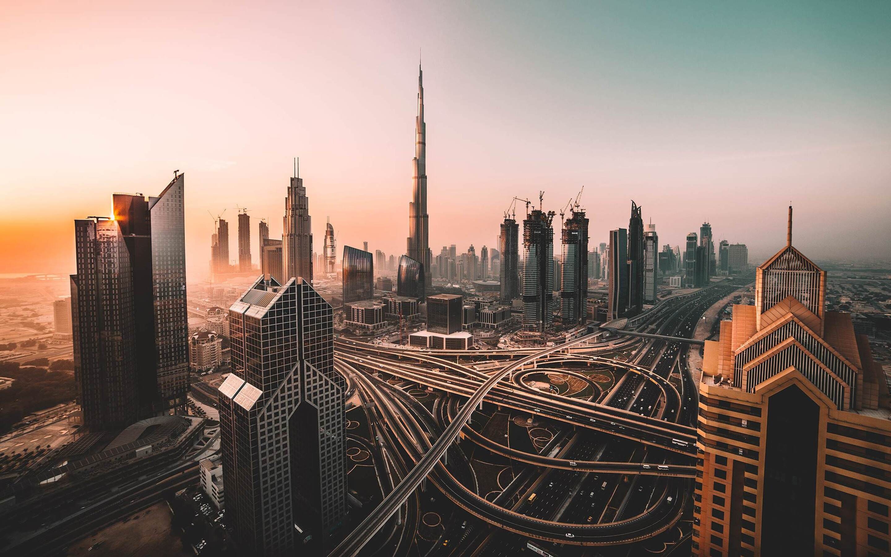 Middle East, Dubai cityscape, Exotic destinations, Urban architecture, 2880x1800 HD Desktop