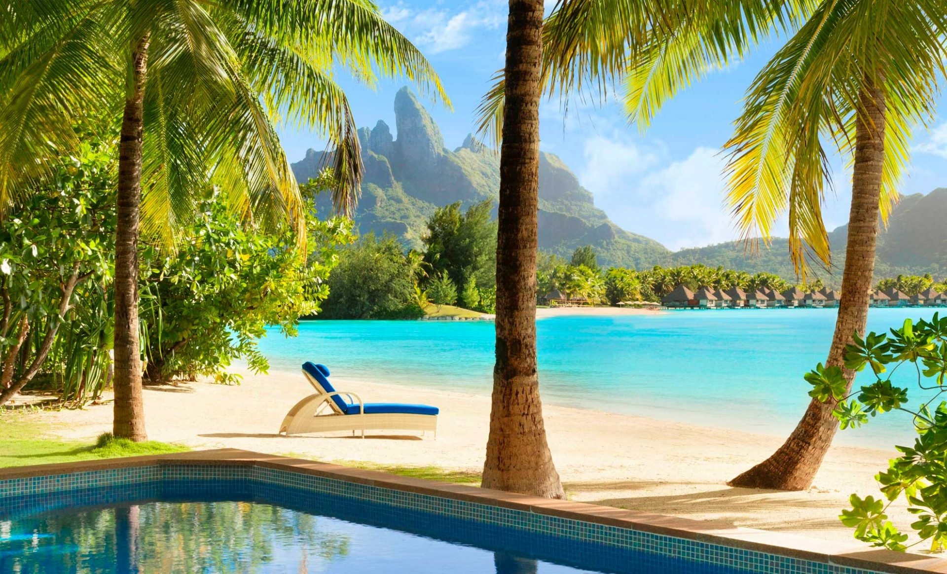 St. Regis Bora Bora, Luxury retreat, Motu Omex27 BP, Tropical paradise, 1920x1170 HD Desktop