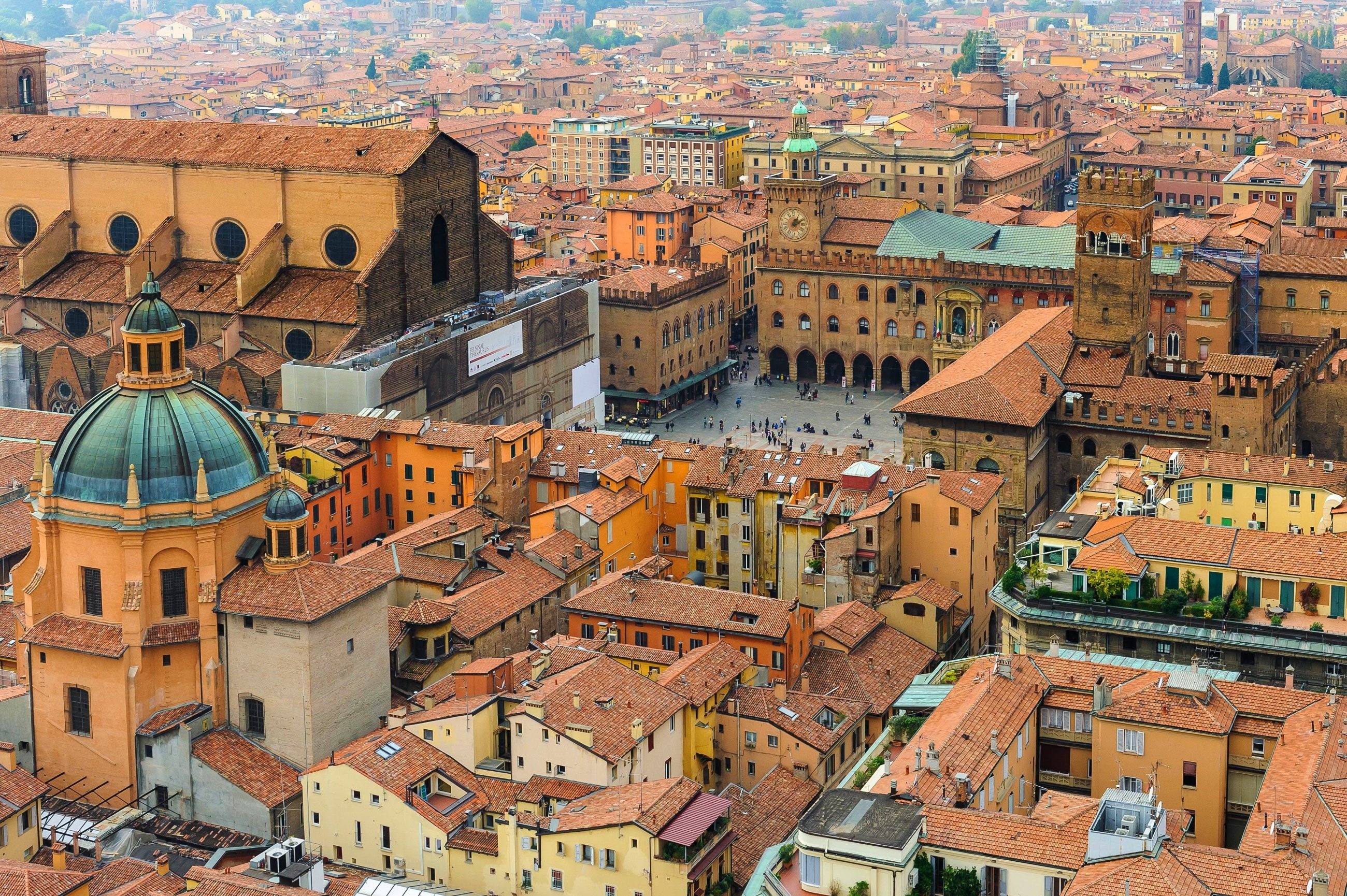 Bologna city, HD desktop wallpaper, Urban view, Bologna travel, 2600x1730 HD Desktop