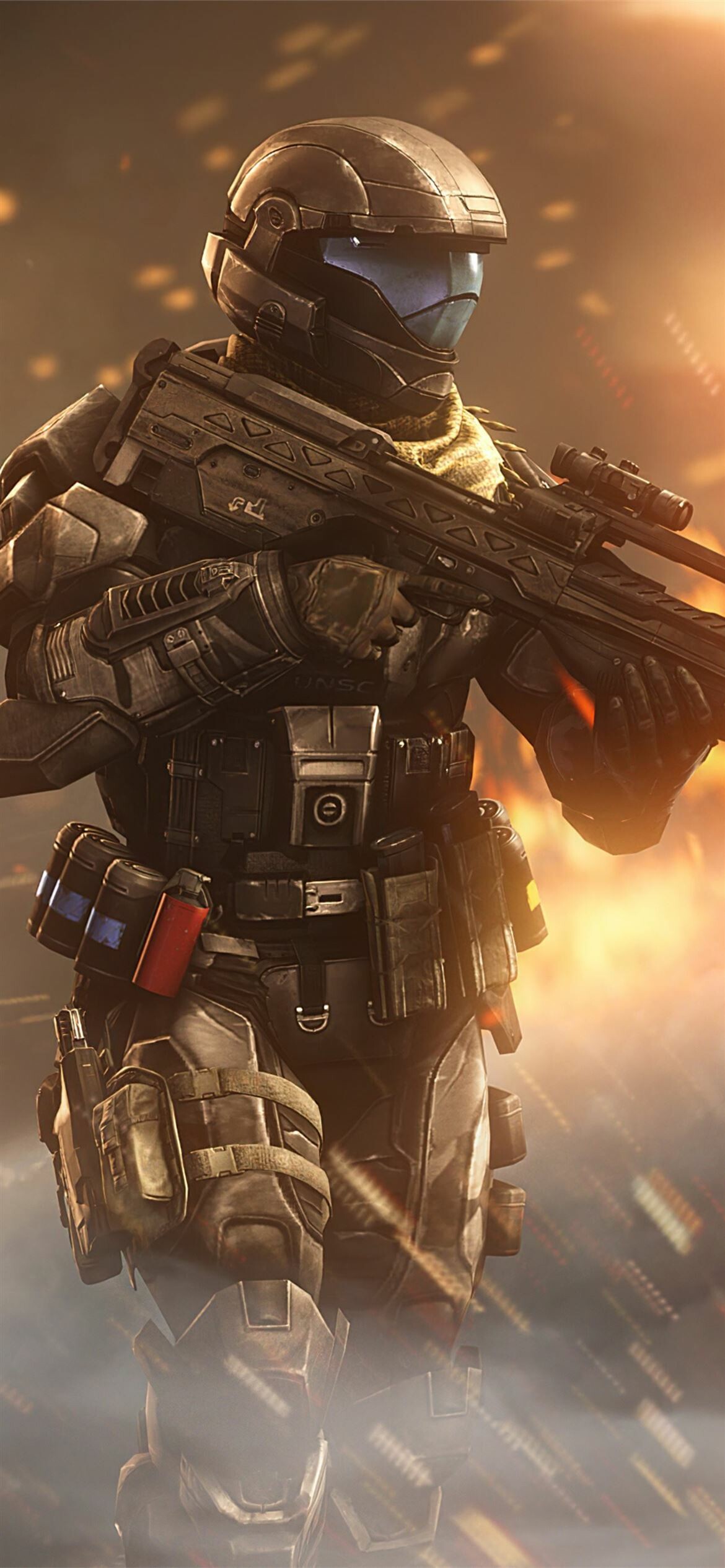 Halo, Best iPhone gaming wallpapers, Action-packed battles, Gaming delight, 1170x2540 HD Phone