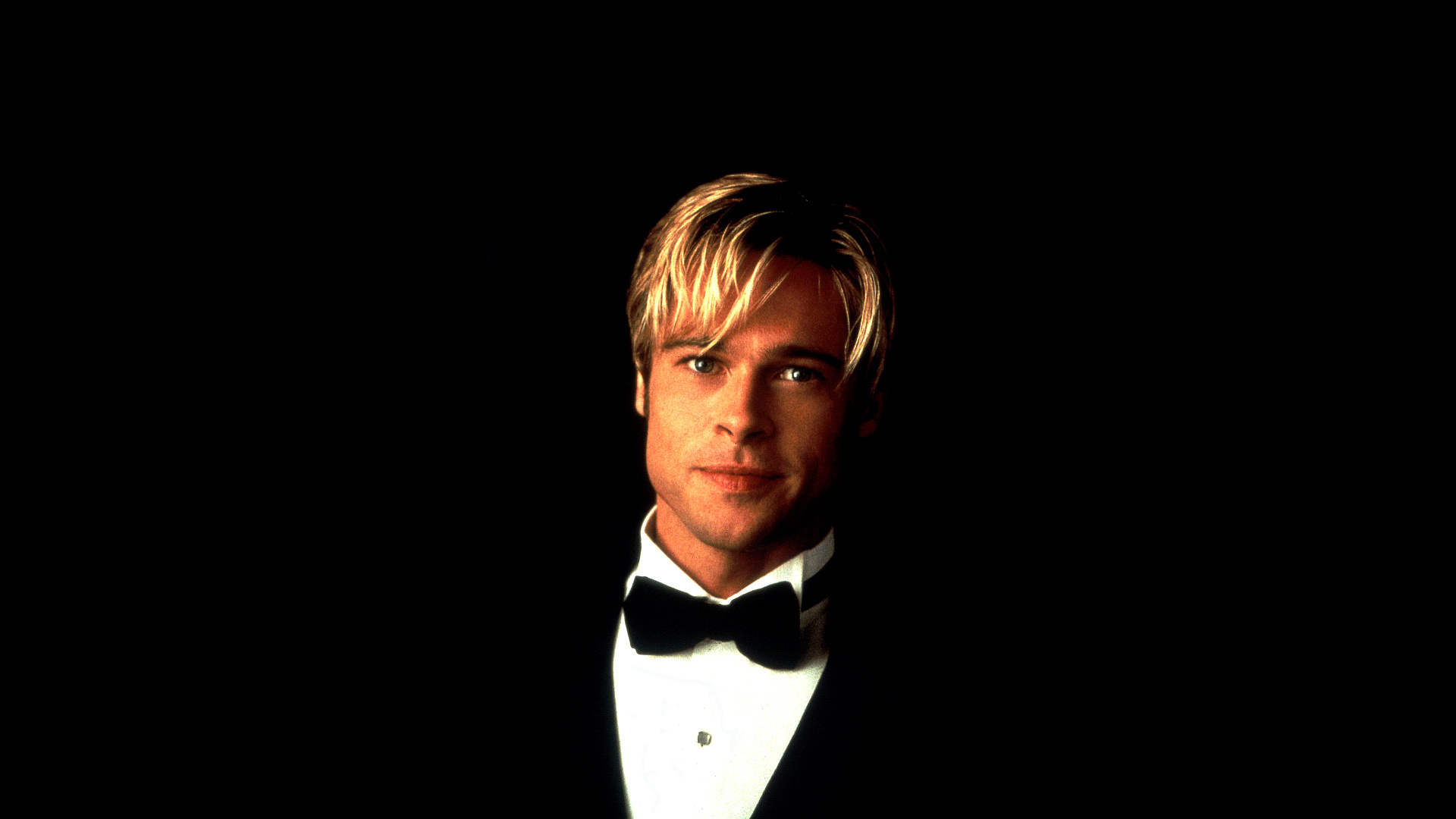 Brad Pitt: Known for roles in the "Ocean's" franchise, "Twelve Monkeys". 1920x1080 Full HD Background.
