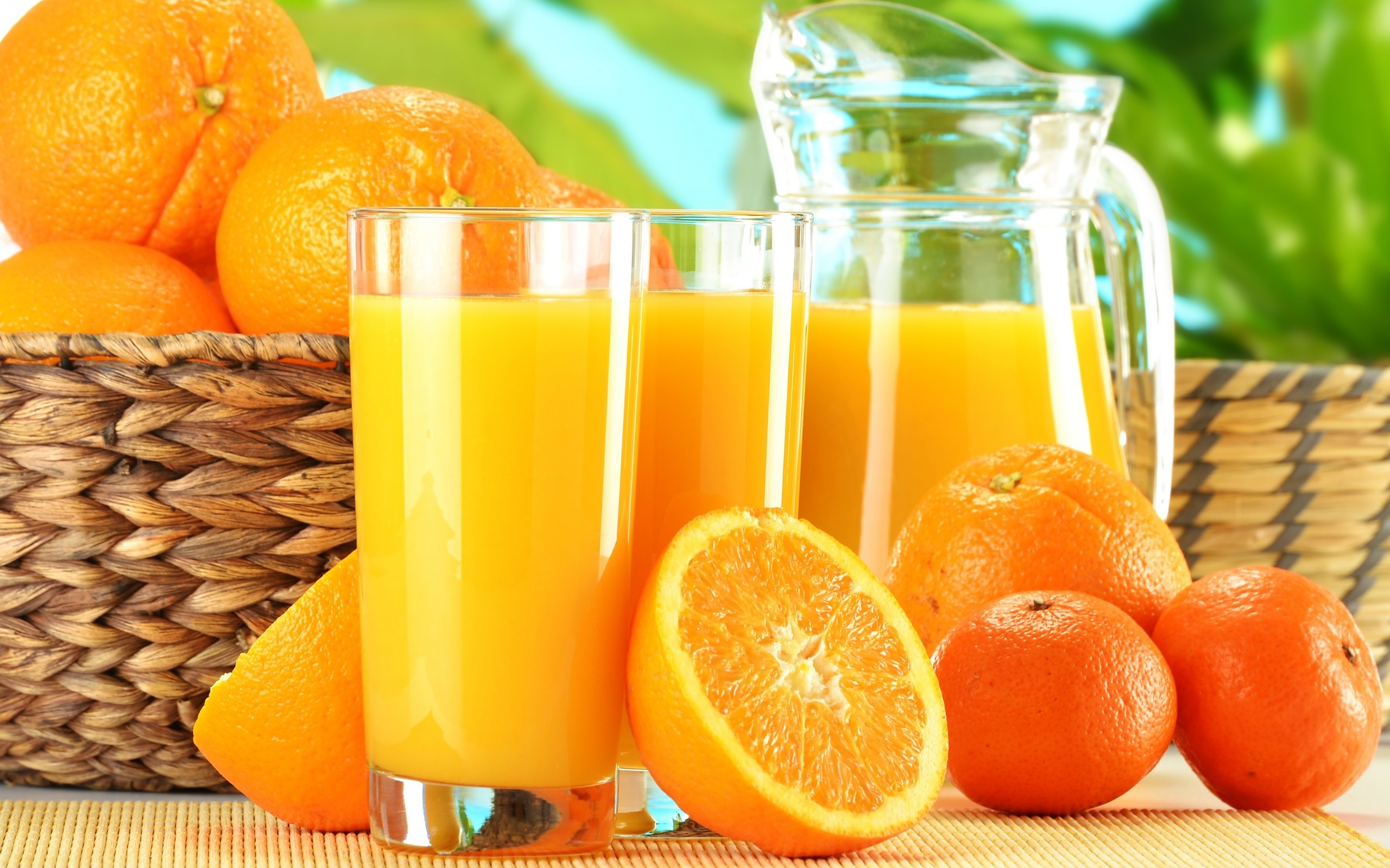 Orange juice bliss, Tangy delight, Citrus refreshment, Zesty indulgence, 2560x1600 HD Desktop