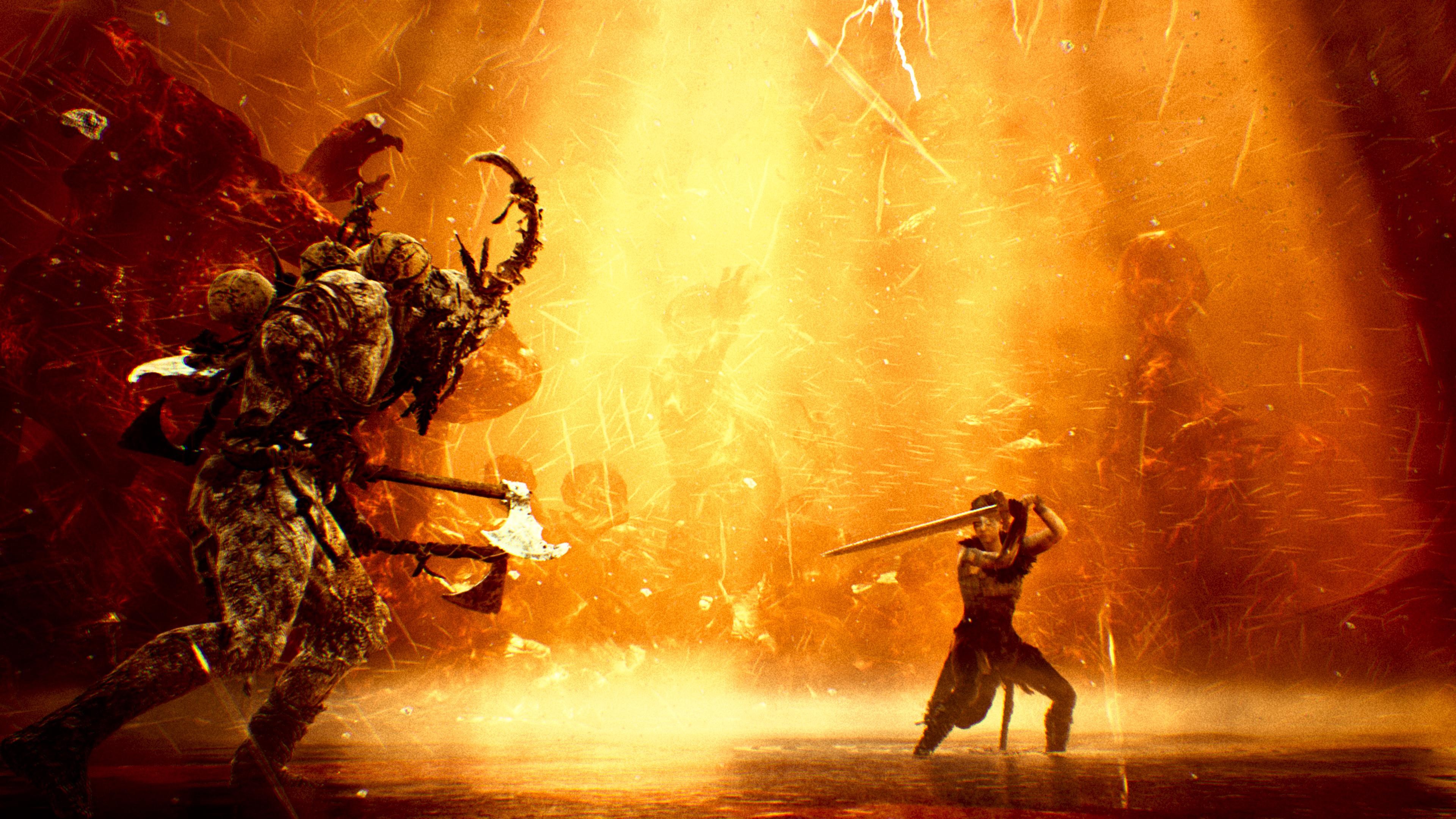 Hellblade, Game screenshots, Emotional connection, Unforgettable moments, 3840x2160 4K Desktop