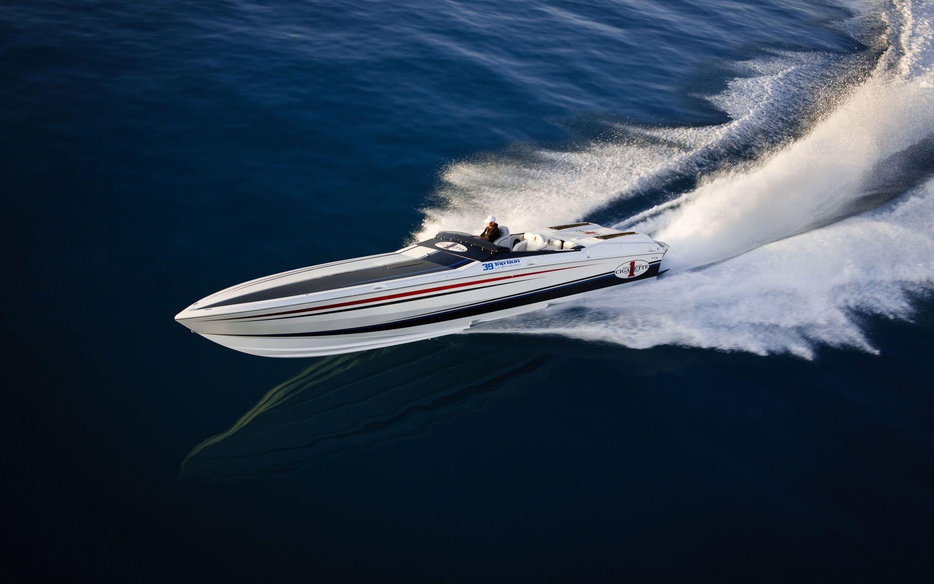 Pleasure Boat: Specially designed streamlined racing vessel, Speedboat. 1920x1200 HD Wallpaper.