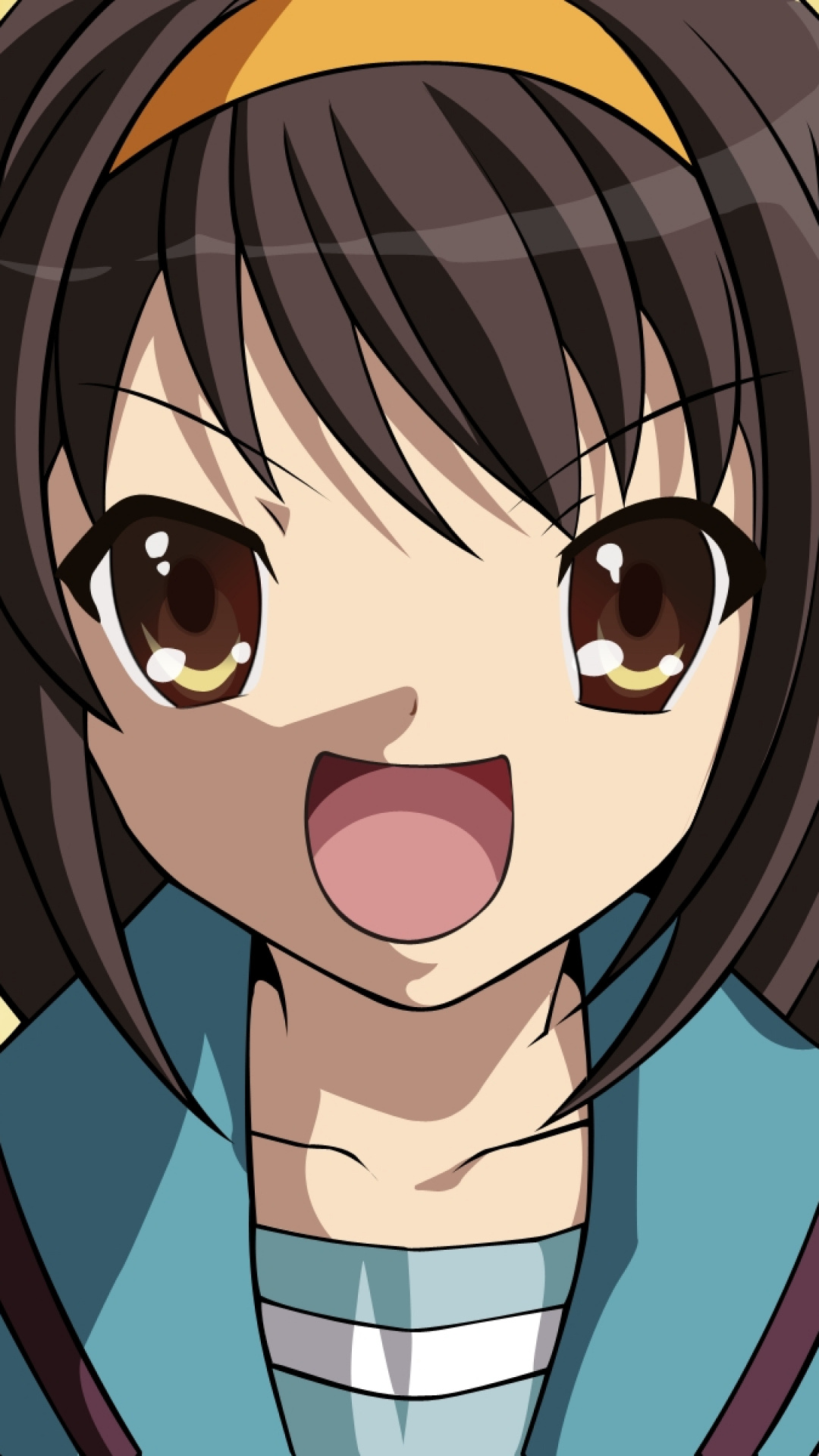 Haruhi Suzumiya, Anime protagonist, Haruhibean images, Free, 1080x1920 Full HD Phone