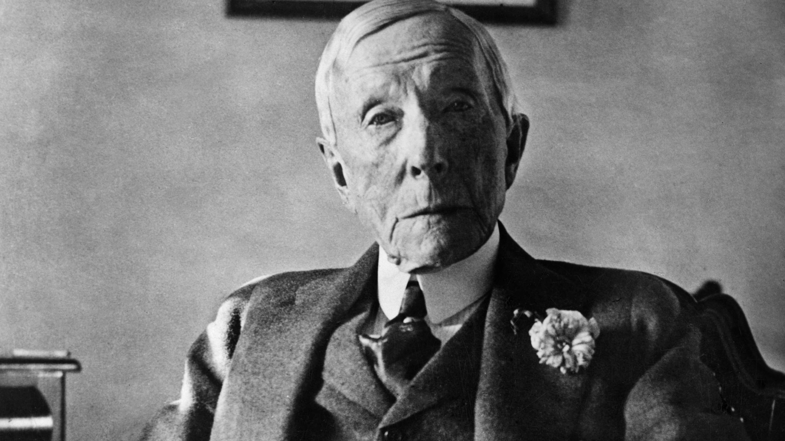 John D. Rockefeller, Hidden life, Famous figure, Intriguing biography, 2740x1540 HD Desktop
