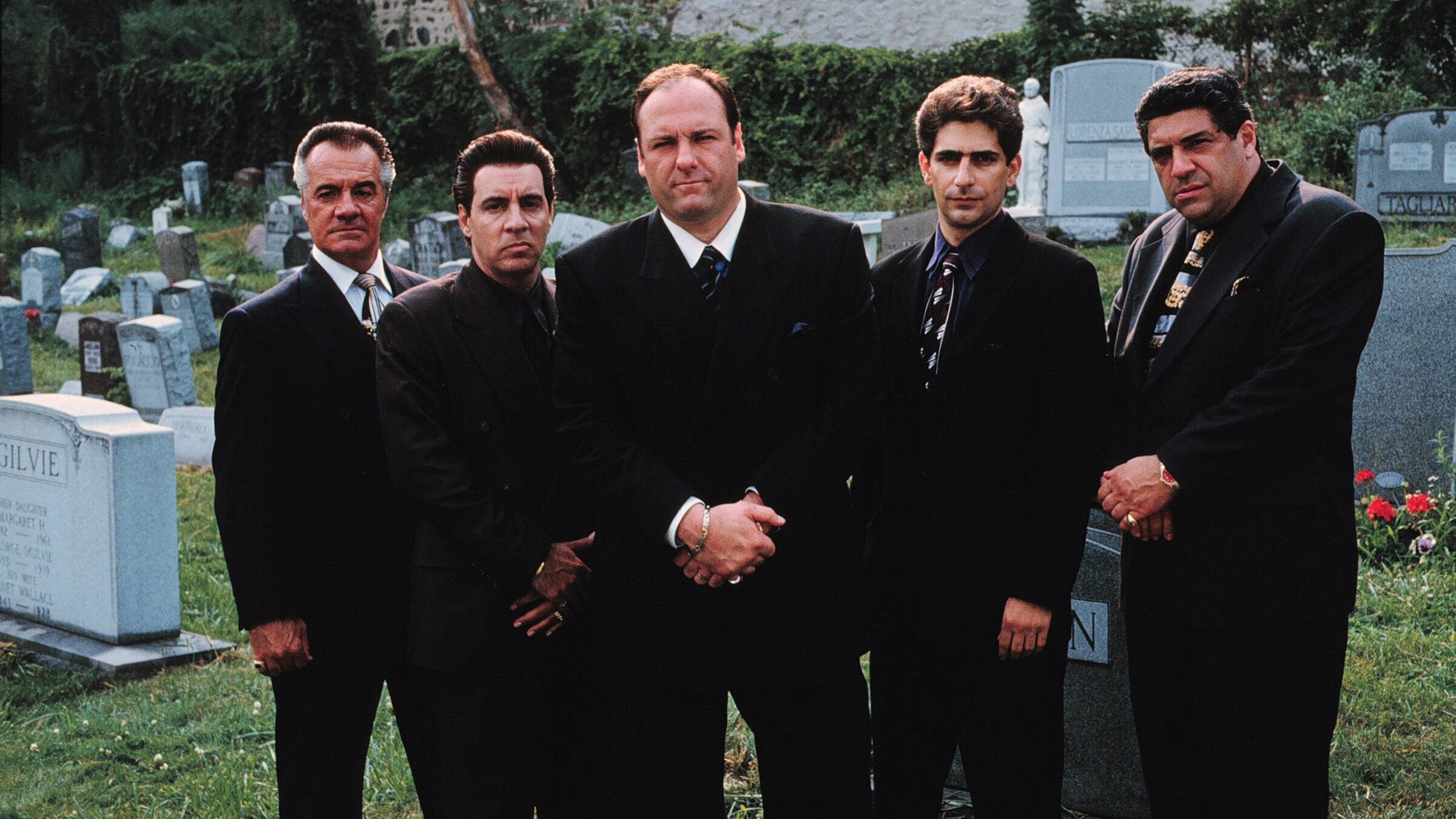 The Sopranos: One of the greatest and most influential television series of all time, New Jersey mob boss. 2400x1350 HD Background.