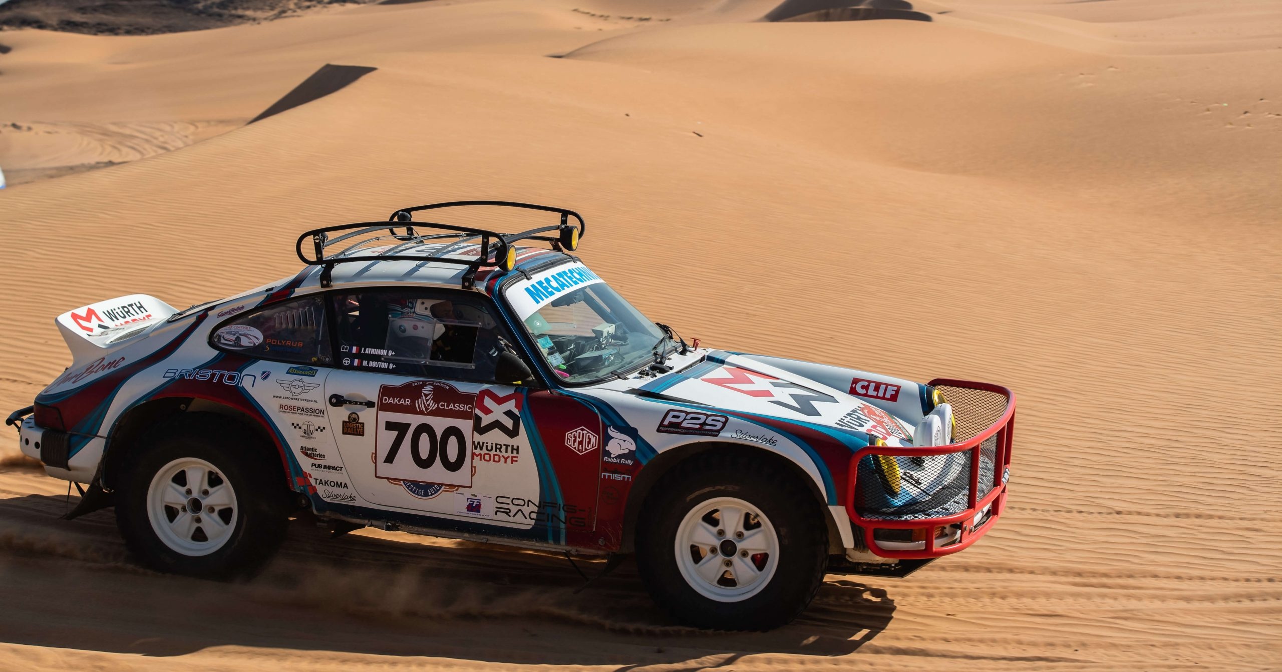 Dakar Rally: Dakar Classic in Saudi Arabia, Briston, NPA racing Würth Modyf team. 2560x1350 HD Wallpaper.