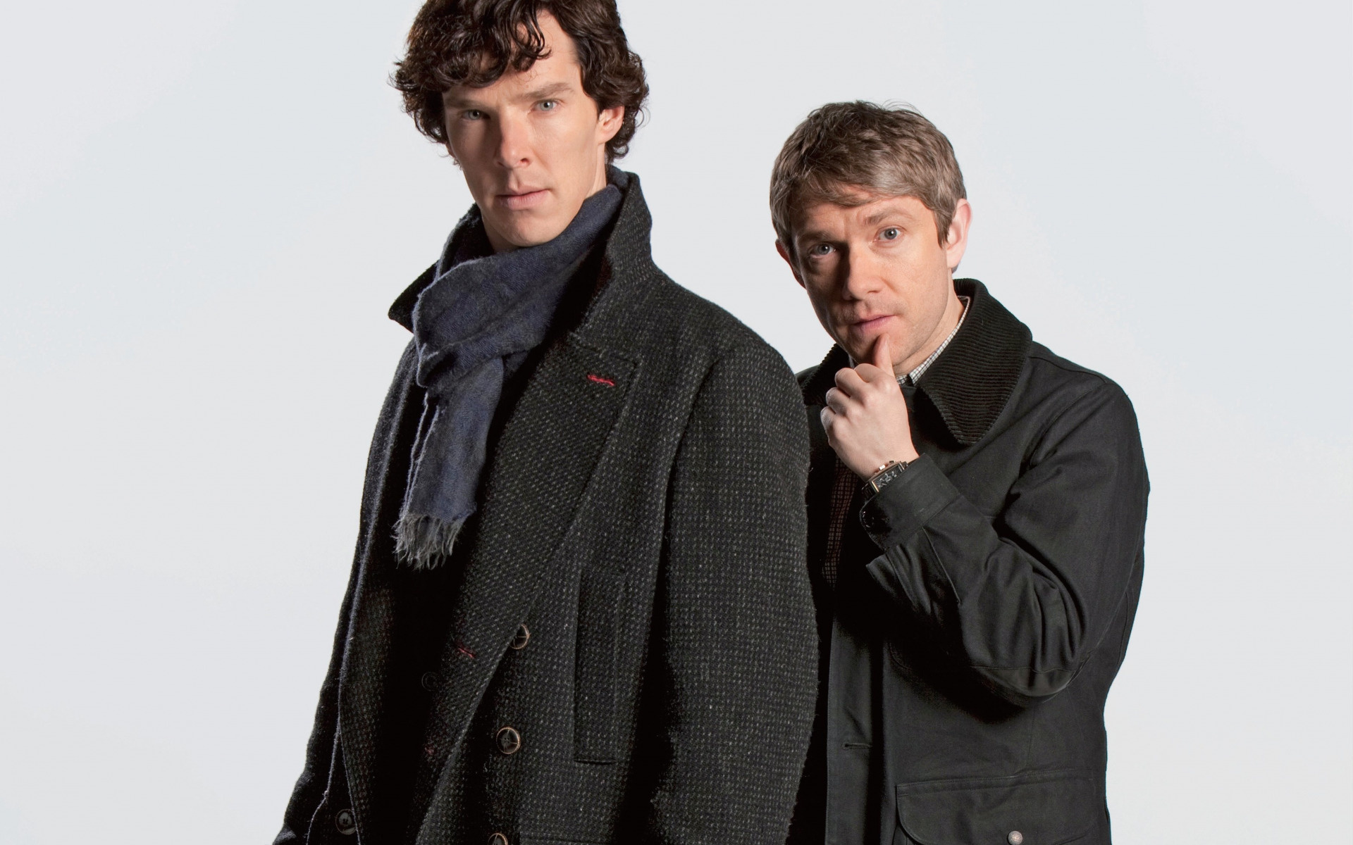Martin Freeman, Sherlock Holmes, Benedict Cumberbatch, Sherlock TV series, 1920x1200 HD Desktop