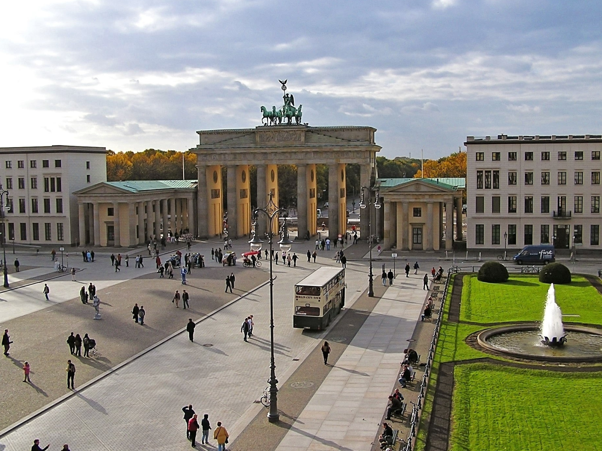 Brandenburg Gate, Berlin landmark, Travel icon, Historic architecture, 2050x1540 HD Desktop