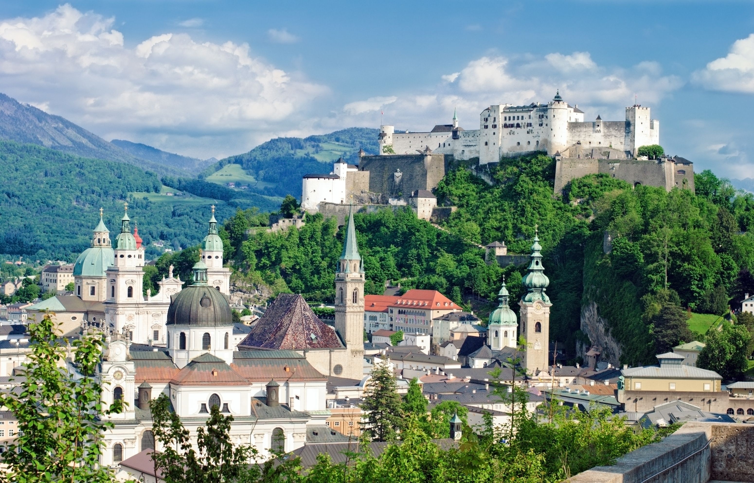 Austria by train, Cool places to visit, Salzburg, UNESCO sites, 3100x1990 HD Desktop