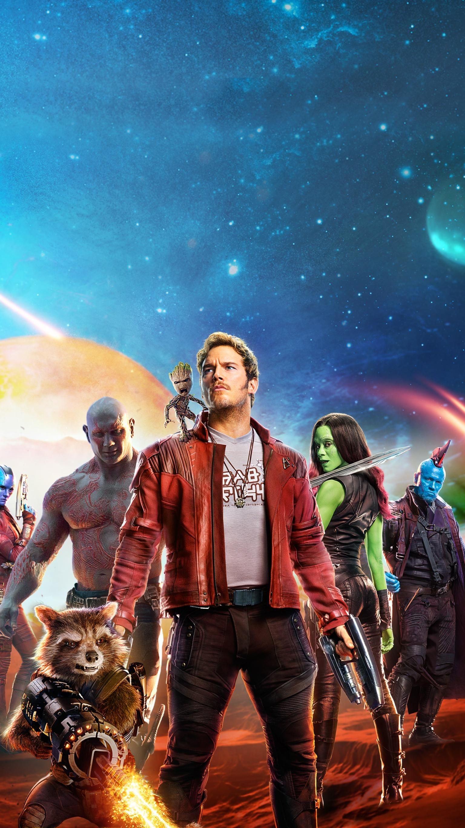 Guardians of the Galaxy, Phone wallpaper, Marvel background, 1540x2740 HD Phone