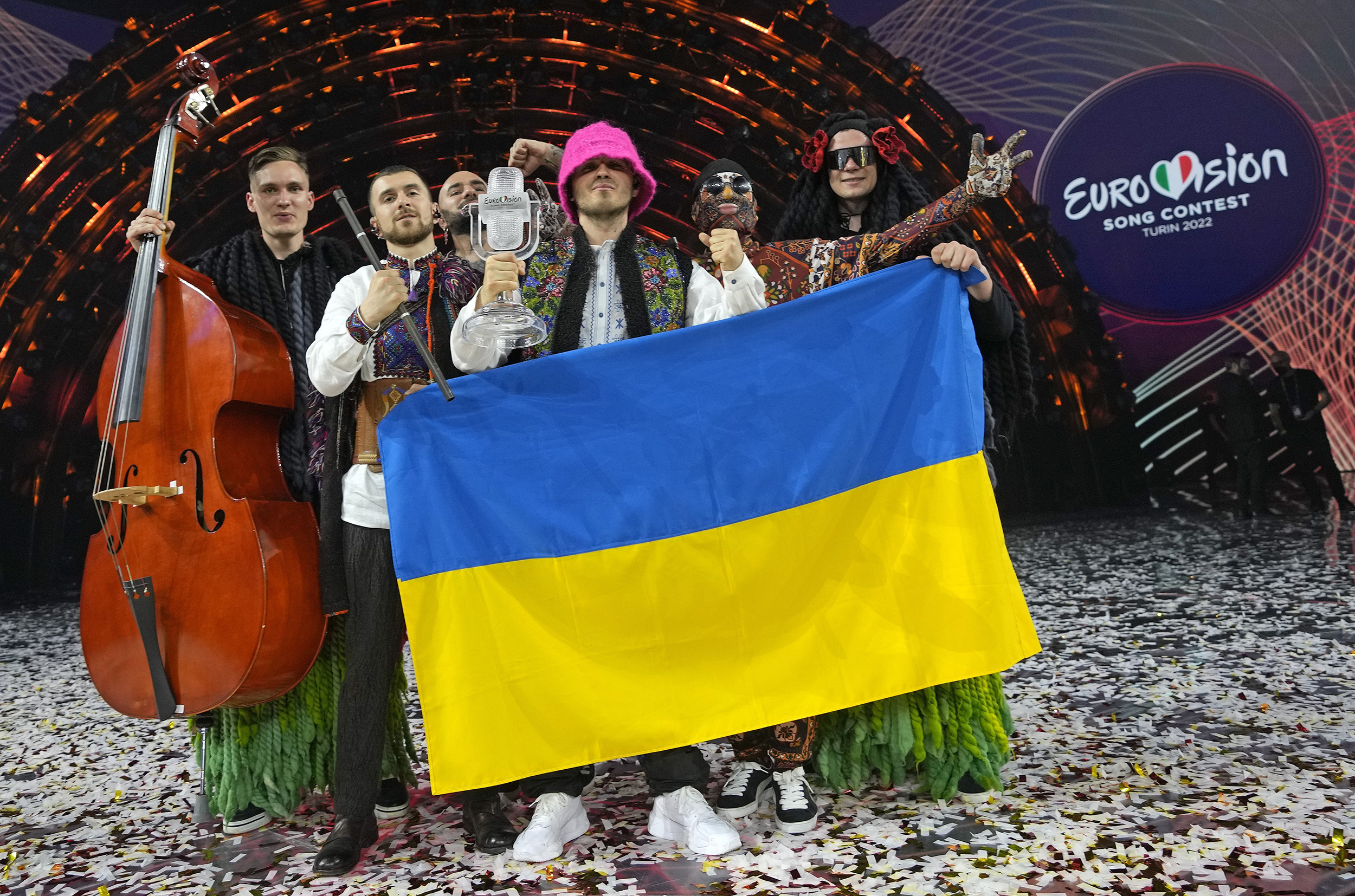 Ukrainian group Kalush Orchestra, Eurovision song contest, Ukrainian music, Kalush, 2500x1660 HD Desktop