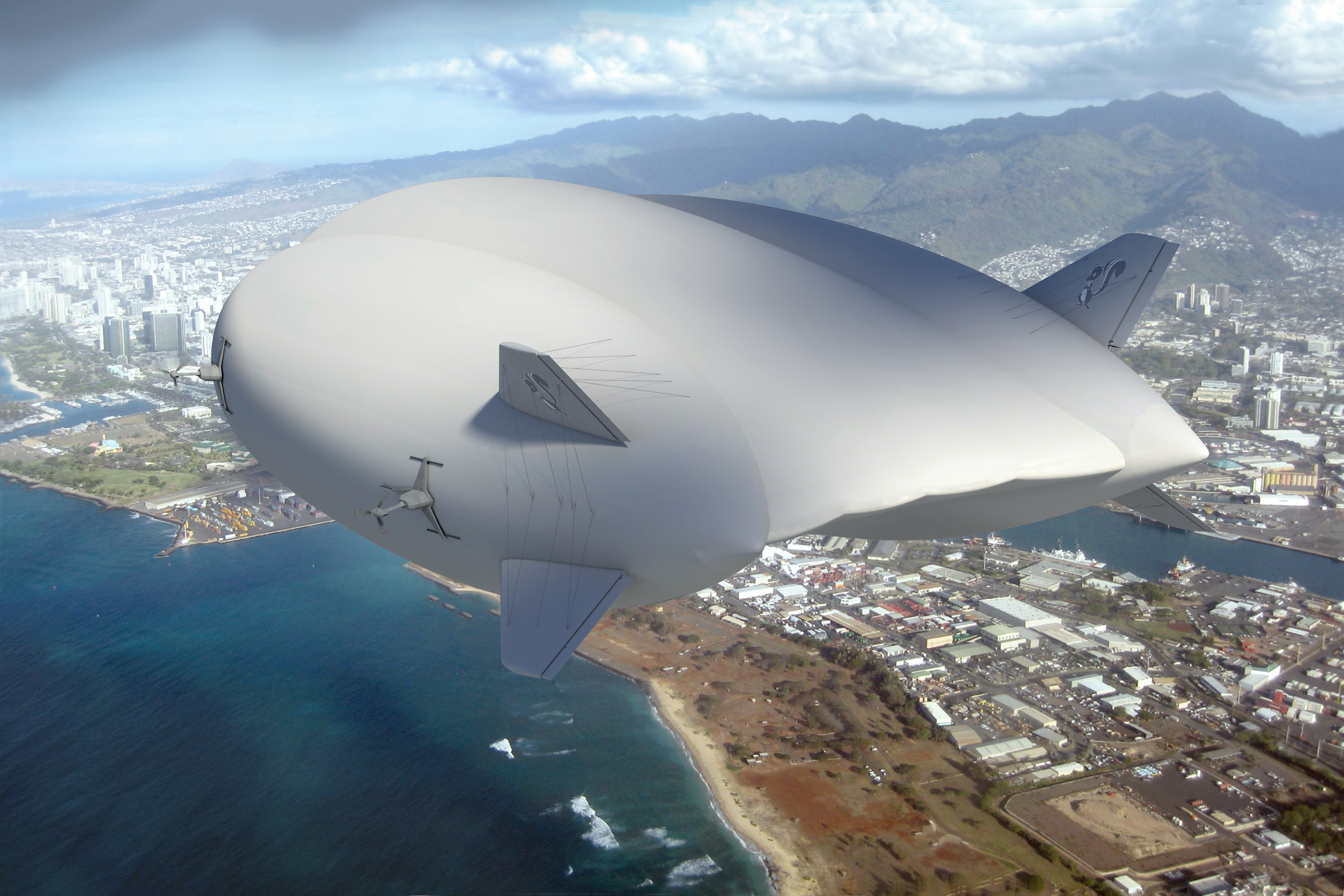 Dirigible: Airship, Can navigate through the air under its own power. 3000x2000 HD Wallpaper.