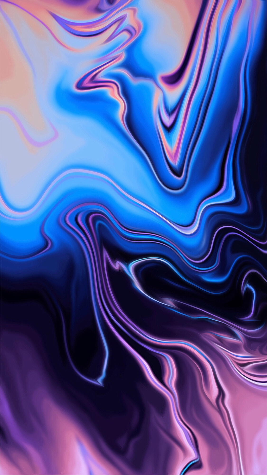 Holographic wallpapers, Blue edition, Posted by Michelle Cunningham, 1130x2000 HD Handy