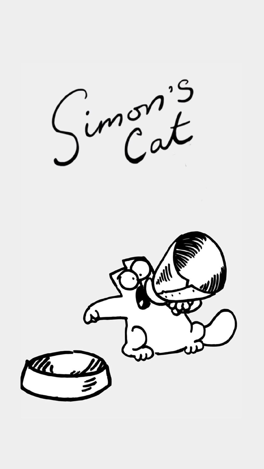Simon's cat, Pin page, 1080x1920 Full HD Phone
