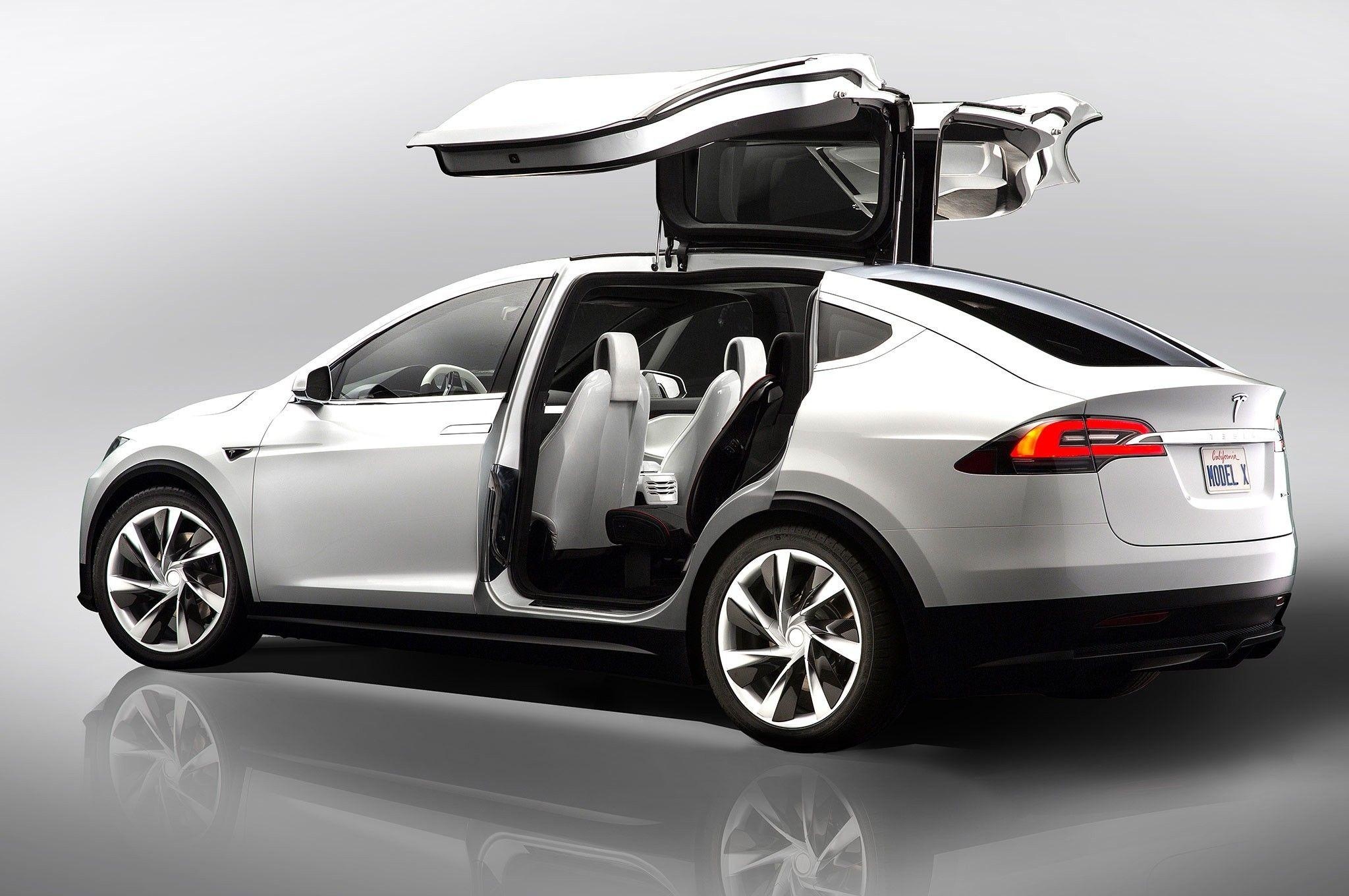 Tesla Model X, Cutting-edge technology, Futuristic design, Electric SUV, 2050x1360 HD Desktop
