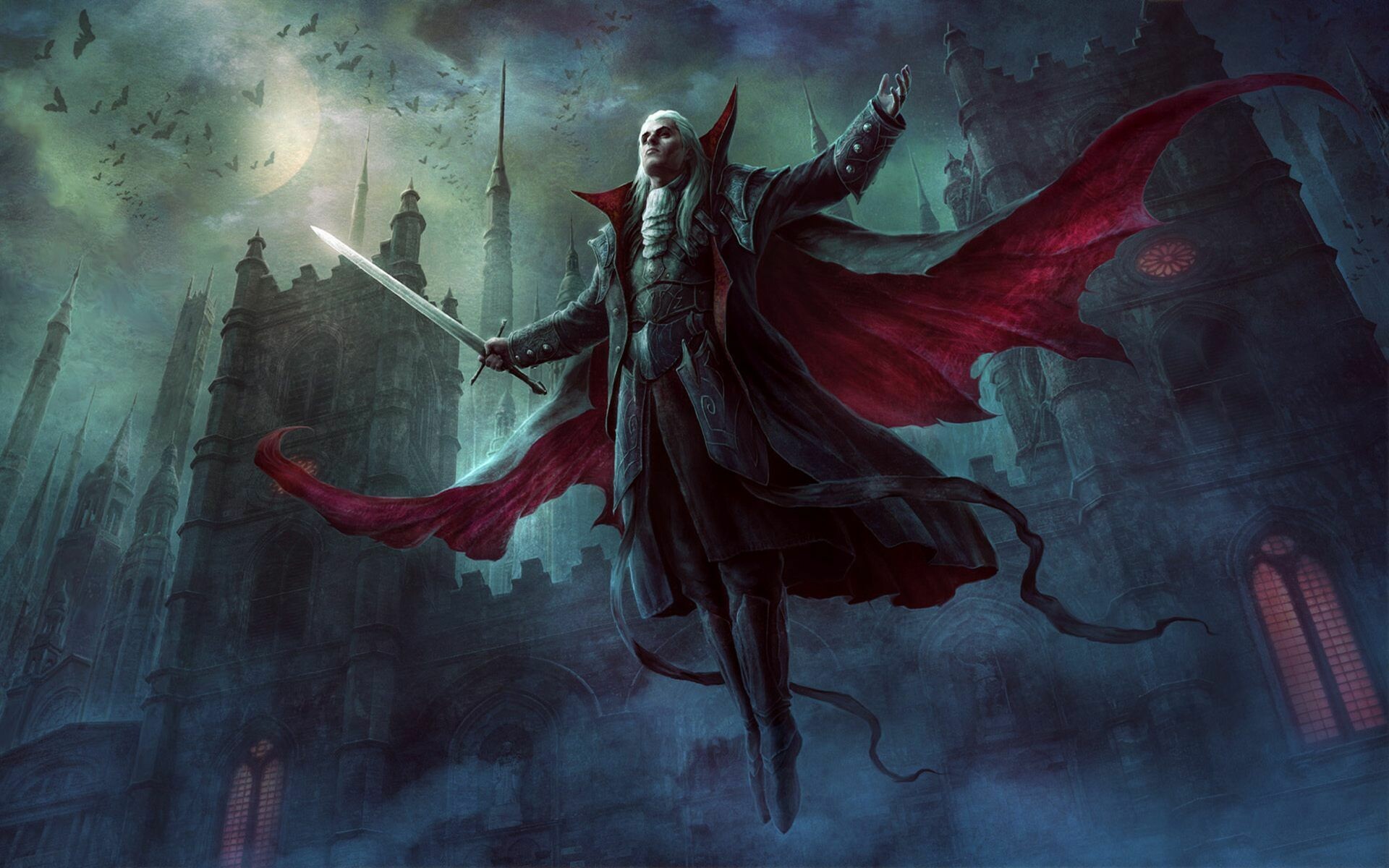 Vampire: Strahd von Zarovich, A master necromancer, a skilled warrior. 1920x1200 HD Background.