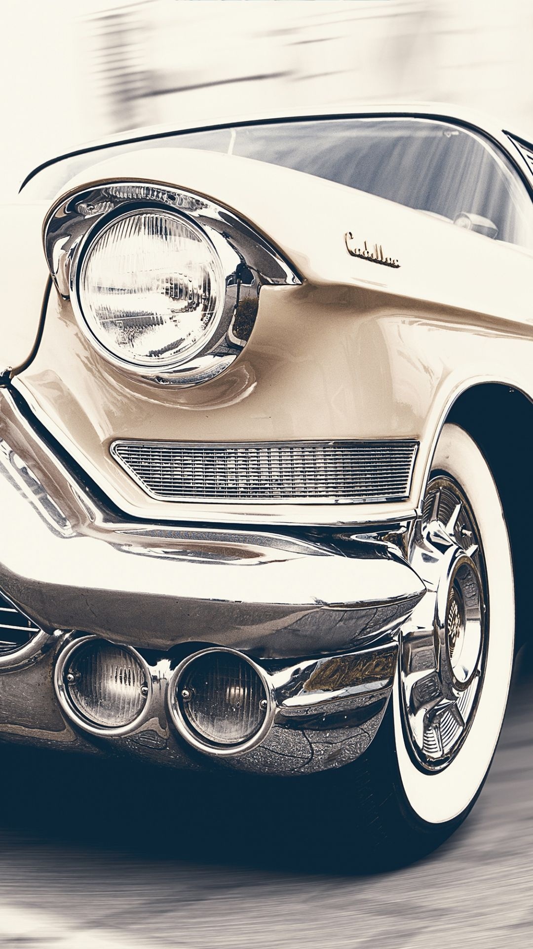 Vintage Car: A closer connection to the road and mechanical components. 1080x1920 Full HD Wallpaper.