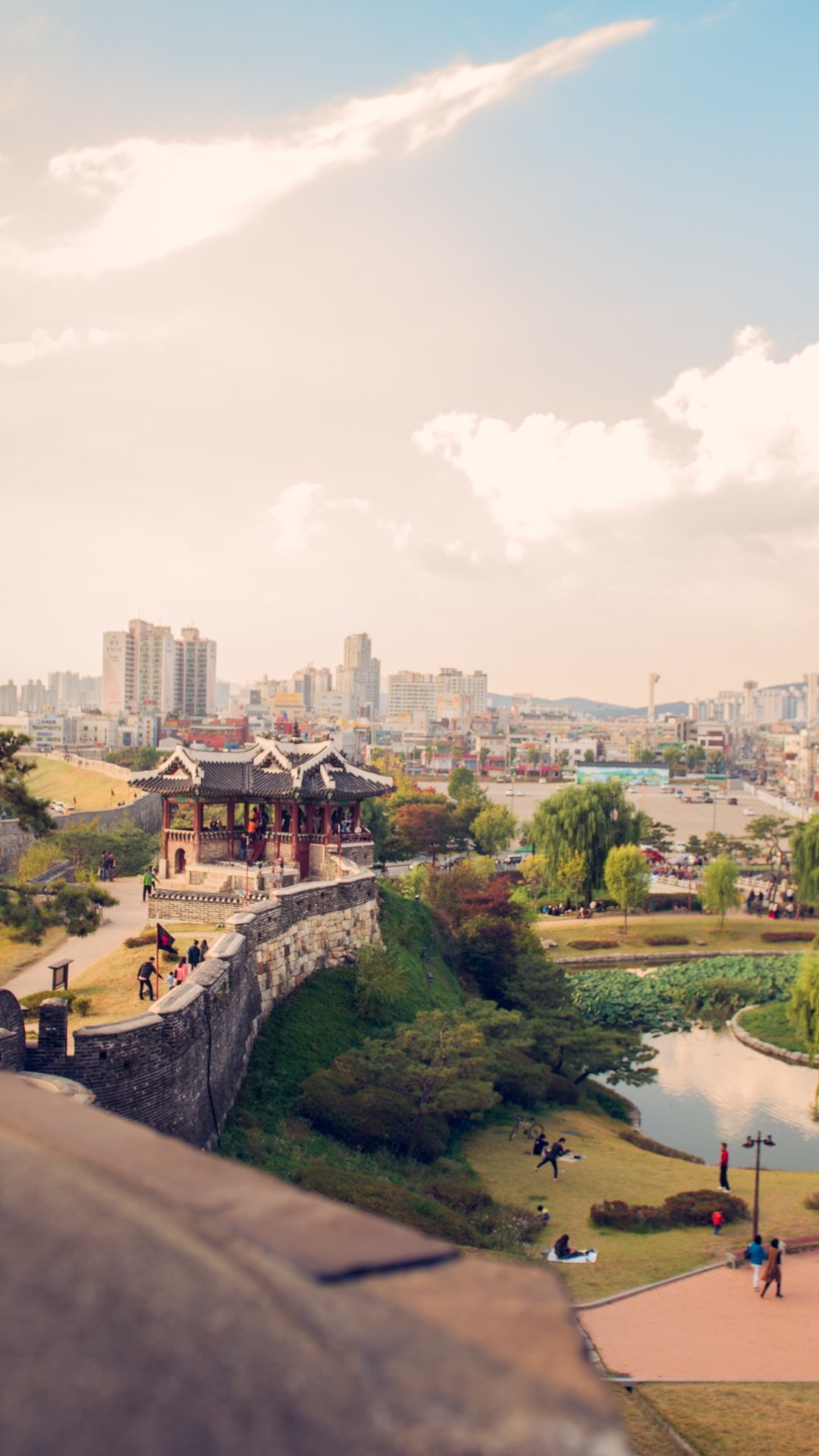 Man-made marvels, Suwon city, Architectural wonders, Korean travel, 1080x1920 Full HD Phone
