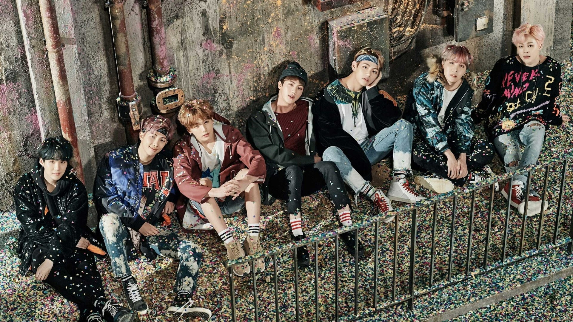 BTS: Music, The band was formed in 2010 under Big Hit Entertainment. 1920x1080 Full HD Wallpaper.