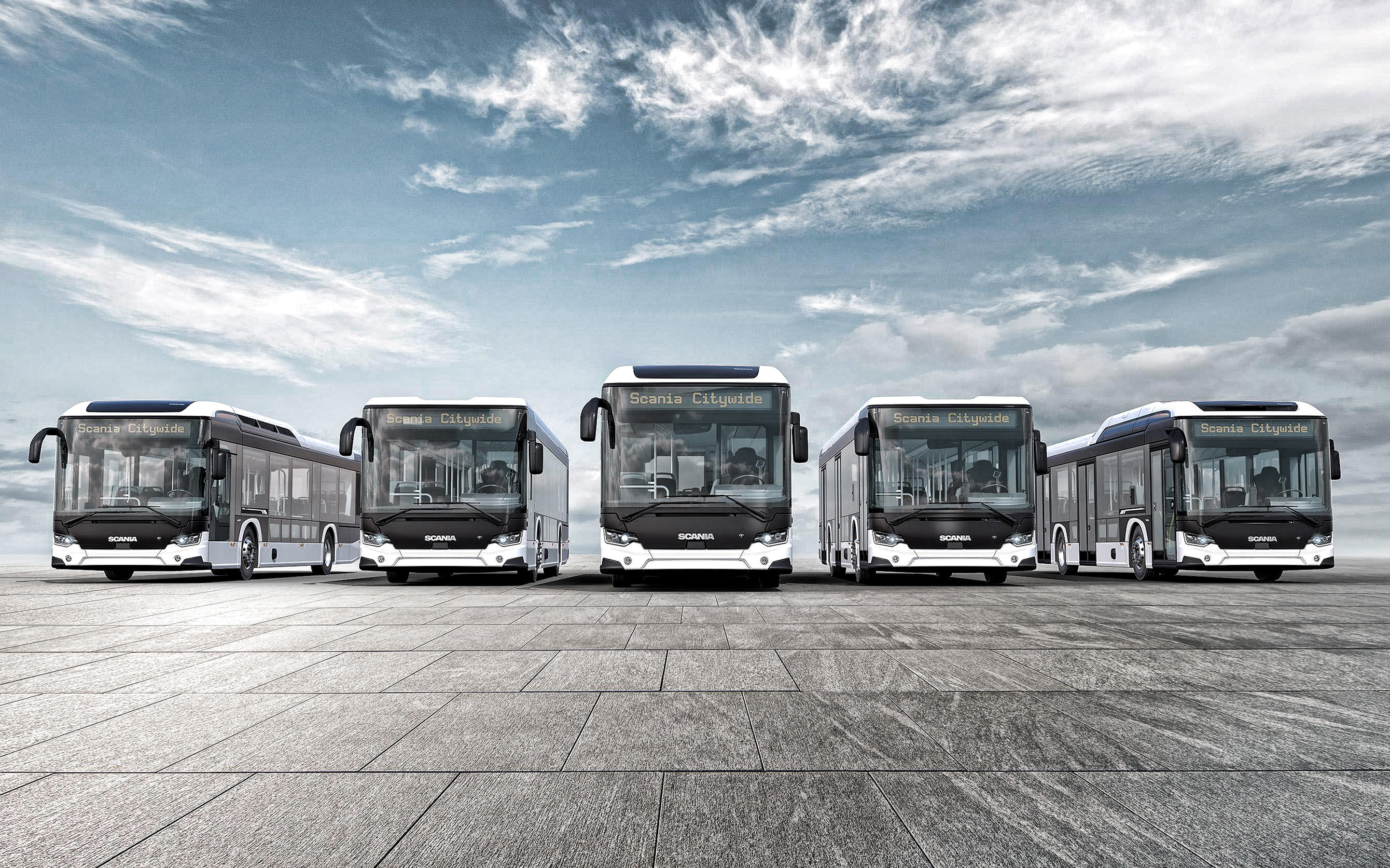 Scania Buses, Passenger Buses, City Buses, Modern Buses, 2880x1800 HD Desktop
