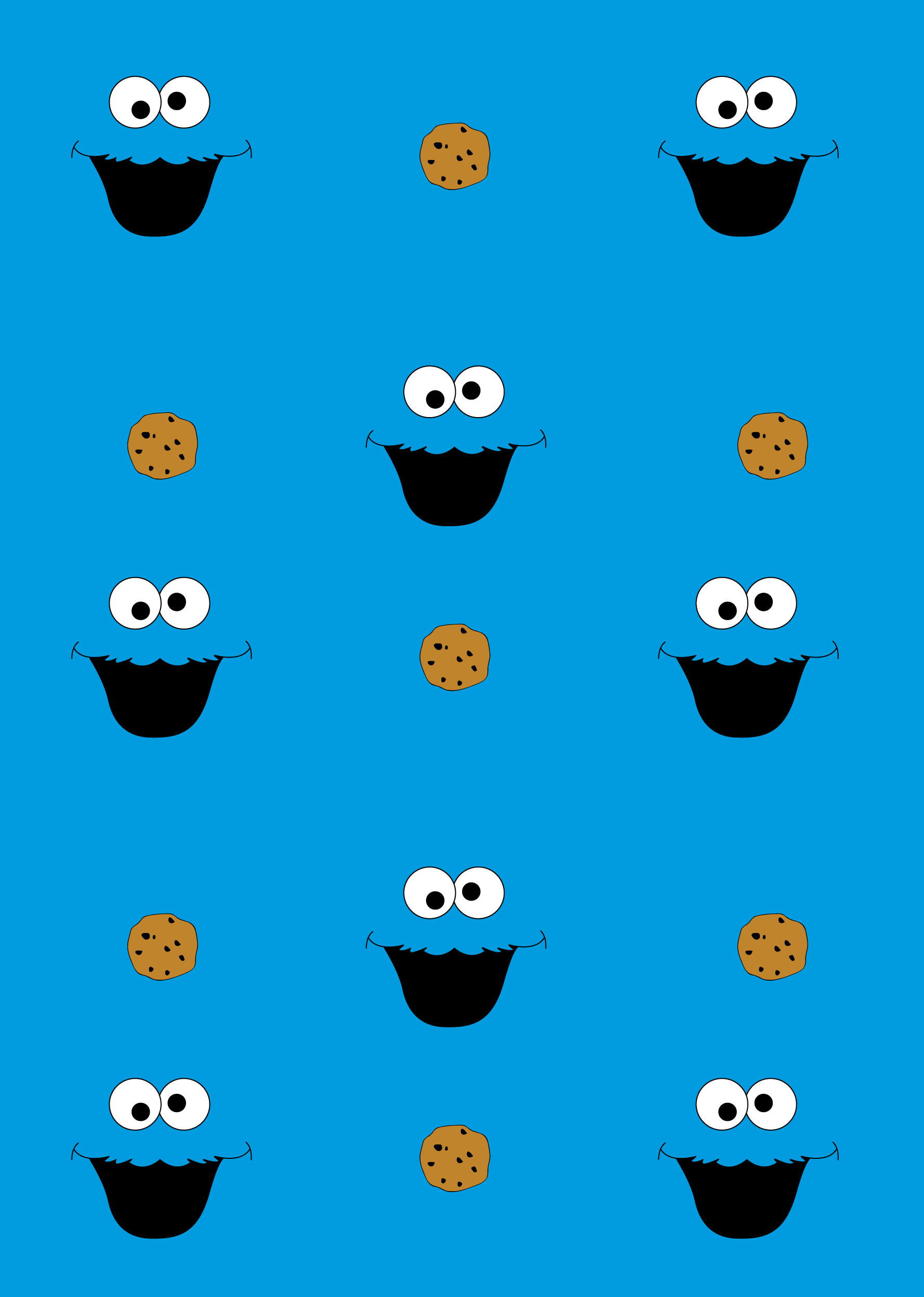 Pattern Cookie Monster background, Popular wallpapers, Attractive design, Eye-catching, 1780x2500 HD Phone