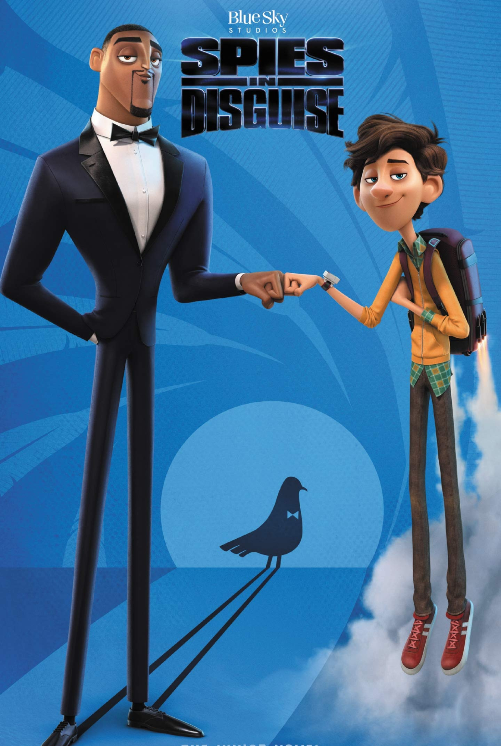 Spies in Disguise Animation, Secret agent adventure, Will Smith and Tom Holland, Animated espionage, 1600x2390 HD Handy