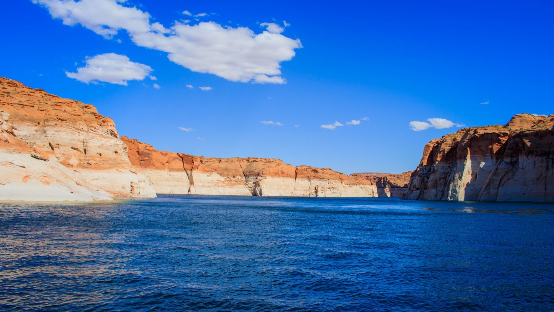 Lake Powell, Captivating panorama, Nature's masterpiece, Picture-perfect, 1920x1080 Full HD Desktop