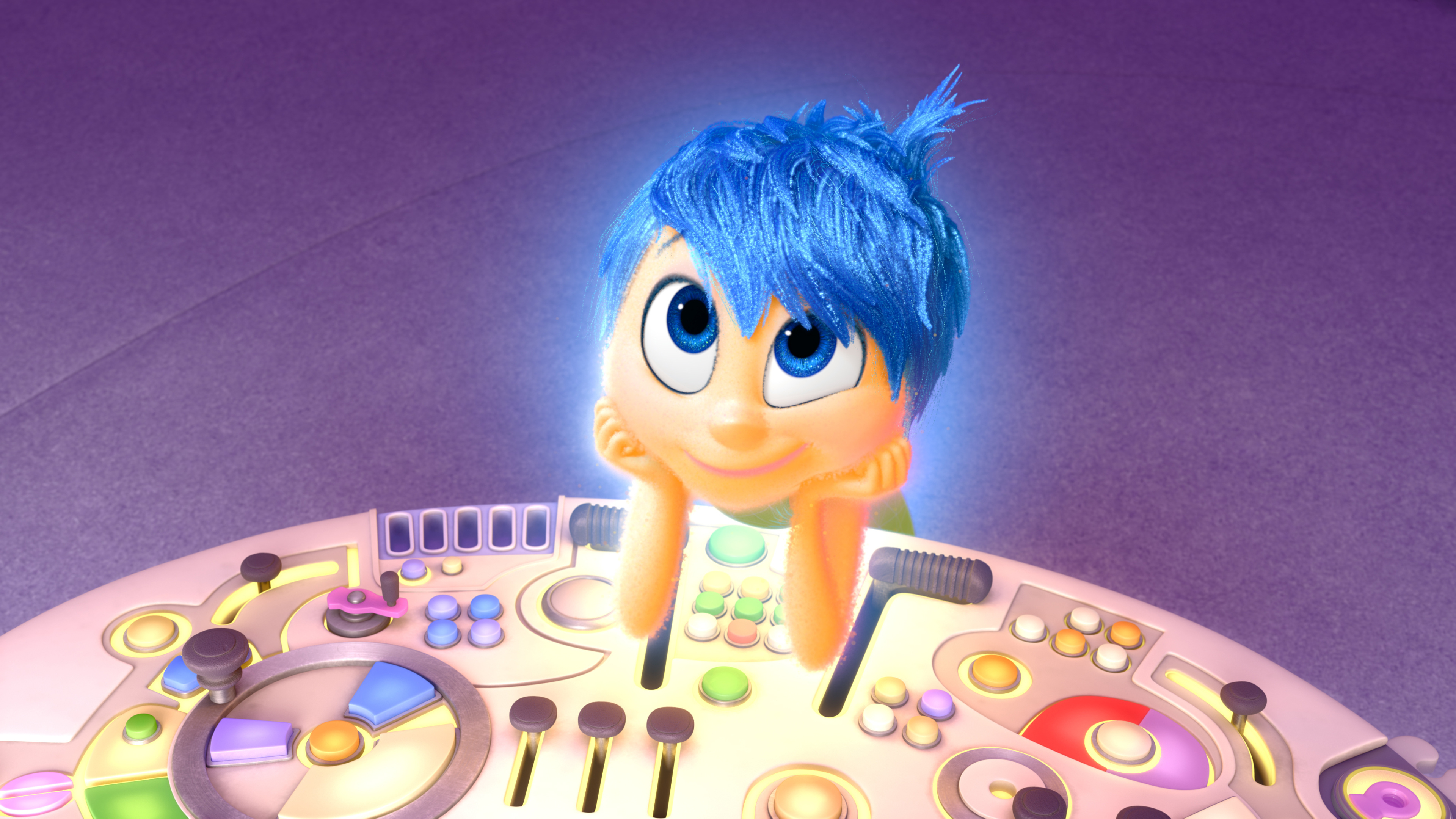 Inside Out, Colourful emotions, Animated delight, Wallpaper Click, 3840x2160 4K Desktop
