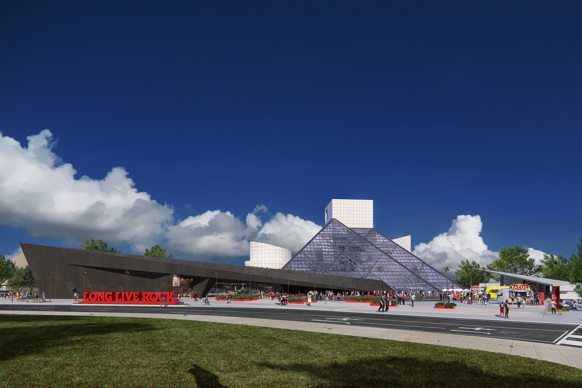 Rock and Roll Hall of Fame, Architectural expansion, Urbanism influence, Architect Magazine, 2000x1340 HD Desktop