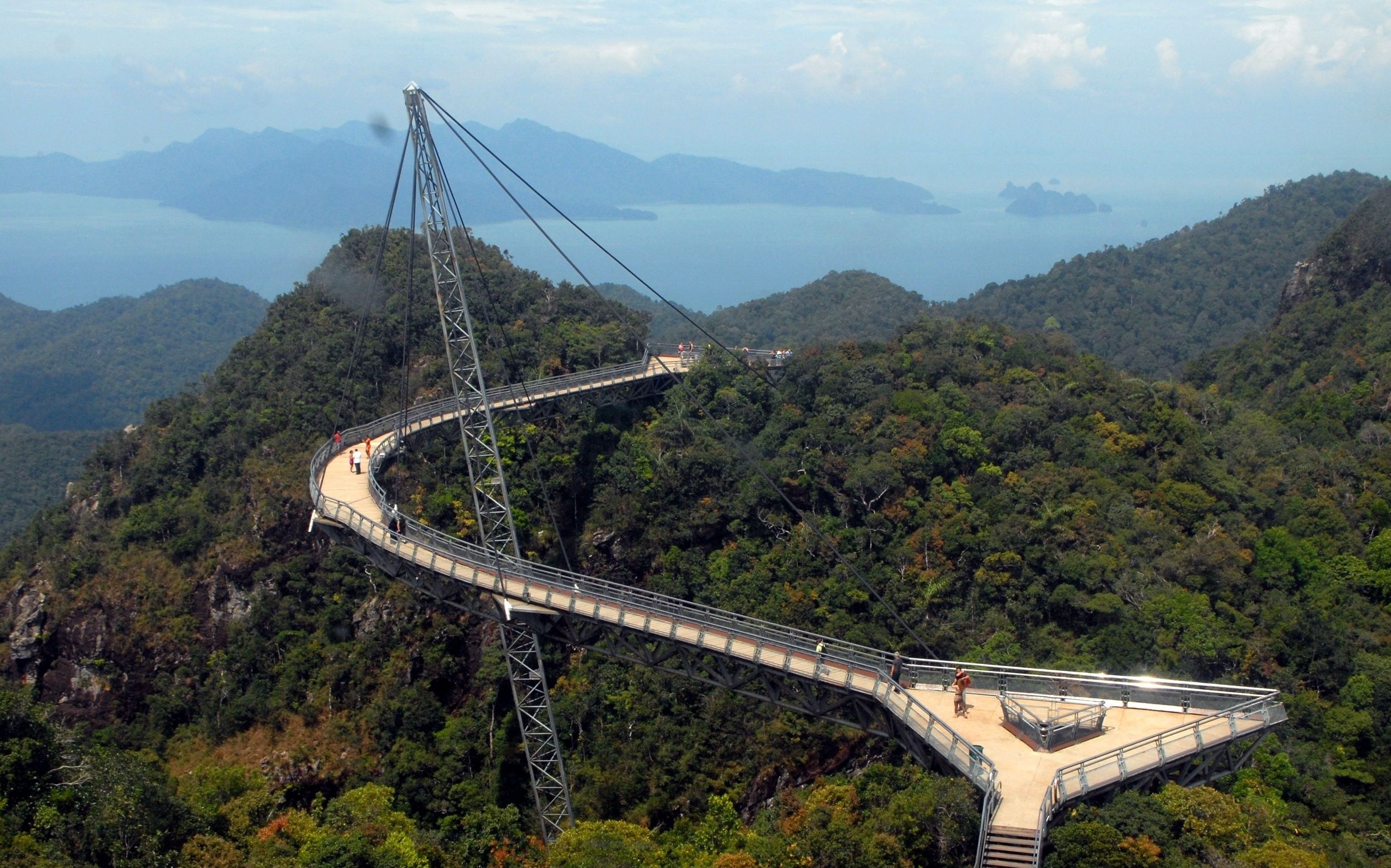 Langkawi, Incredible bridges, Sky bridge, Around the world, 2500x1570 HD Desktop