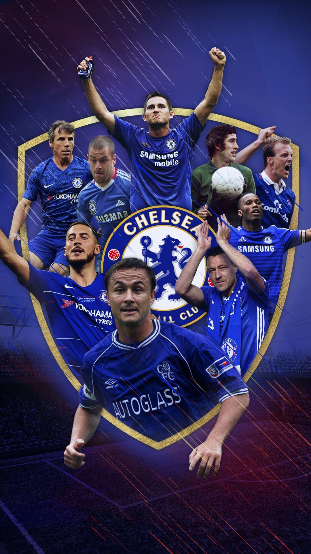 Chelsea FC, Football pride, Blue is the color, Stamford Bridge, 1080x1920 Full HD Handy