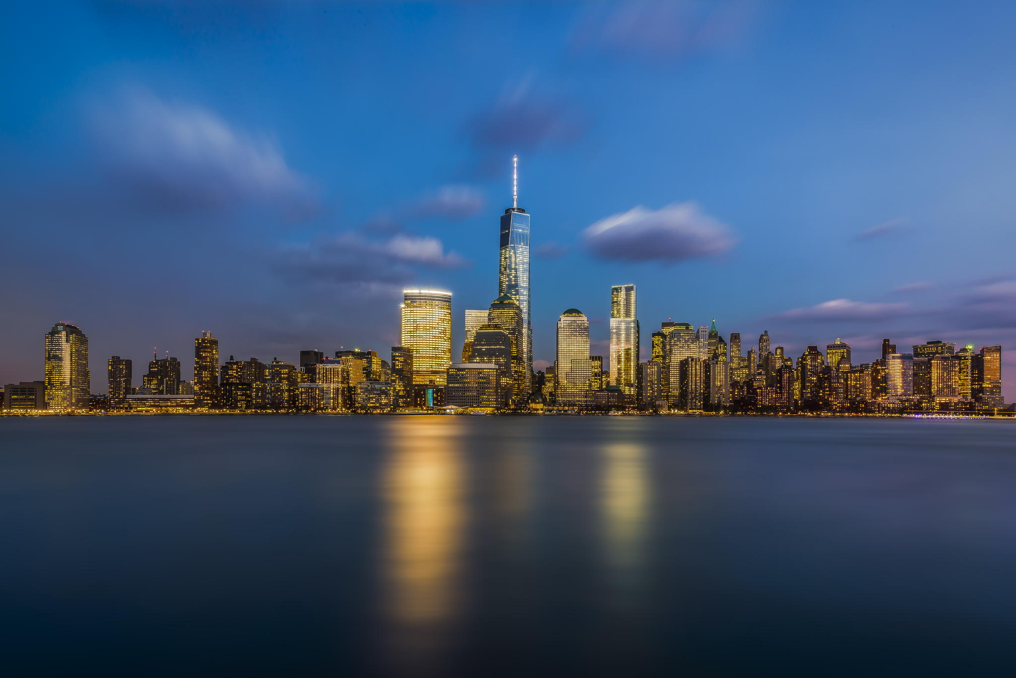 Freedom Tower, Night time, High quality, 2050x1370 HD Desktop