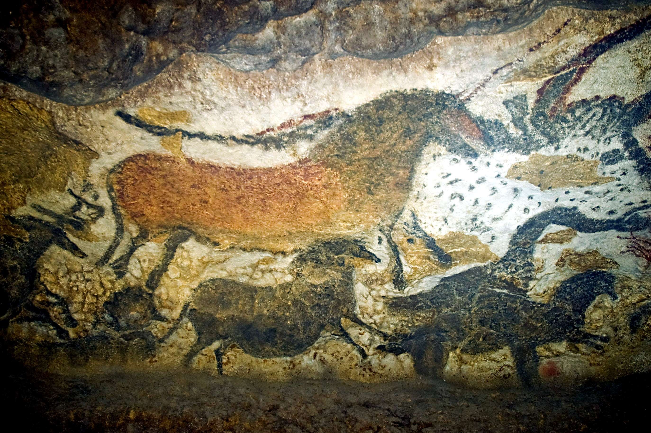 Lascaux, France, Lascaux cave, Prehistoric cave paintings, Ancient art, 2750x1830 HD Desktop