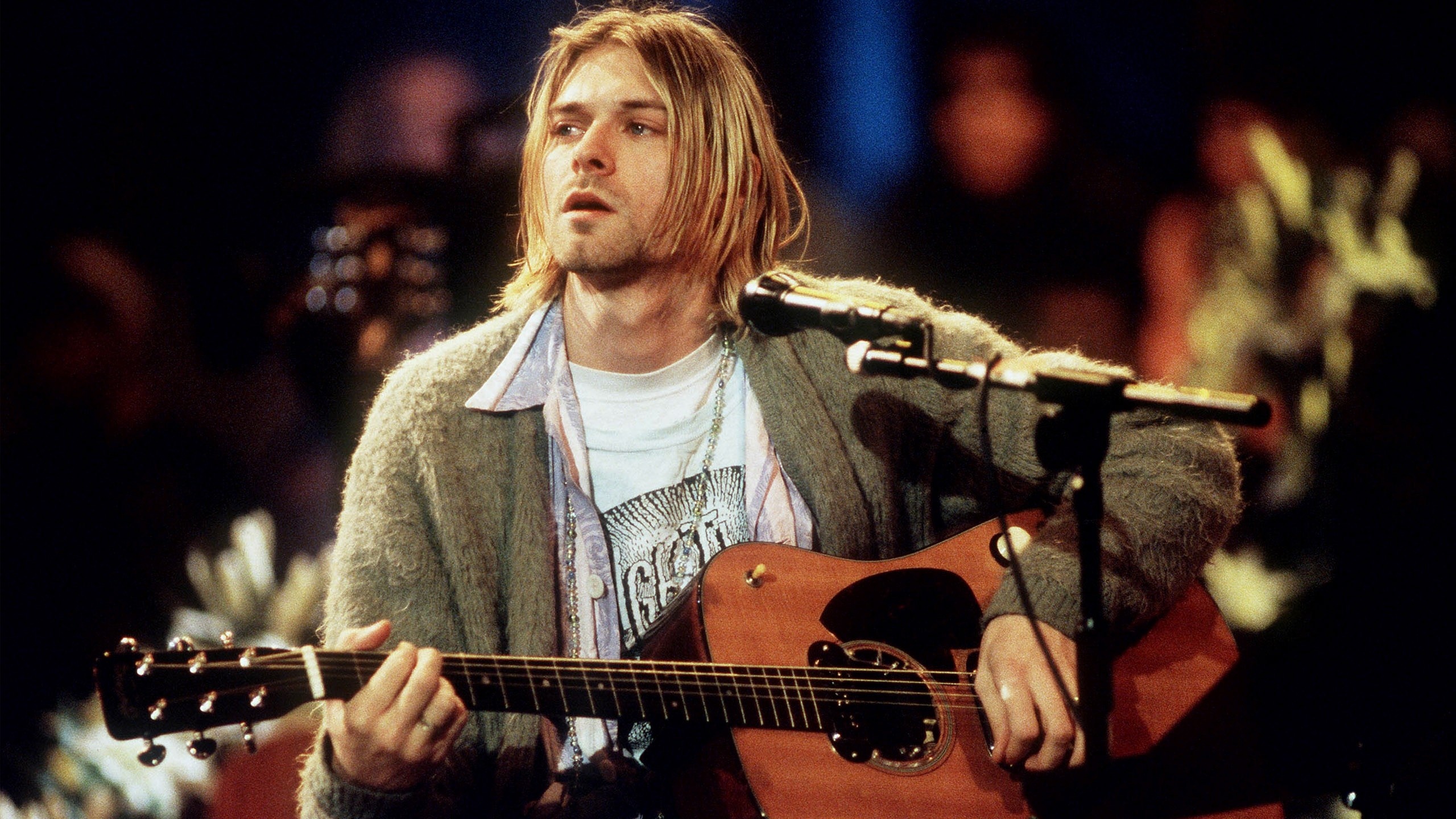 Kurt Cobain, Celebs, Diverse backgrounds, Picture collection, 2560x1440 HD Desktop