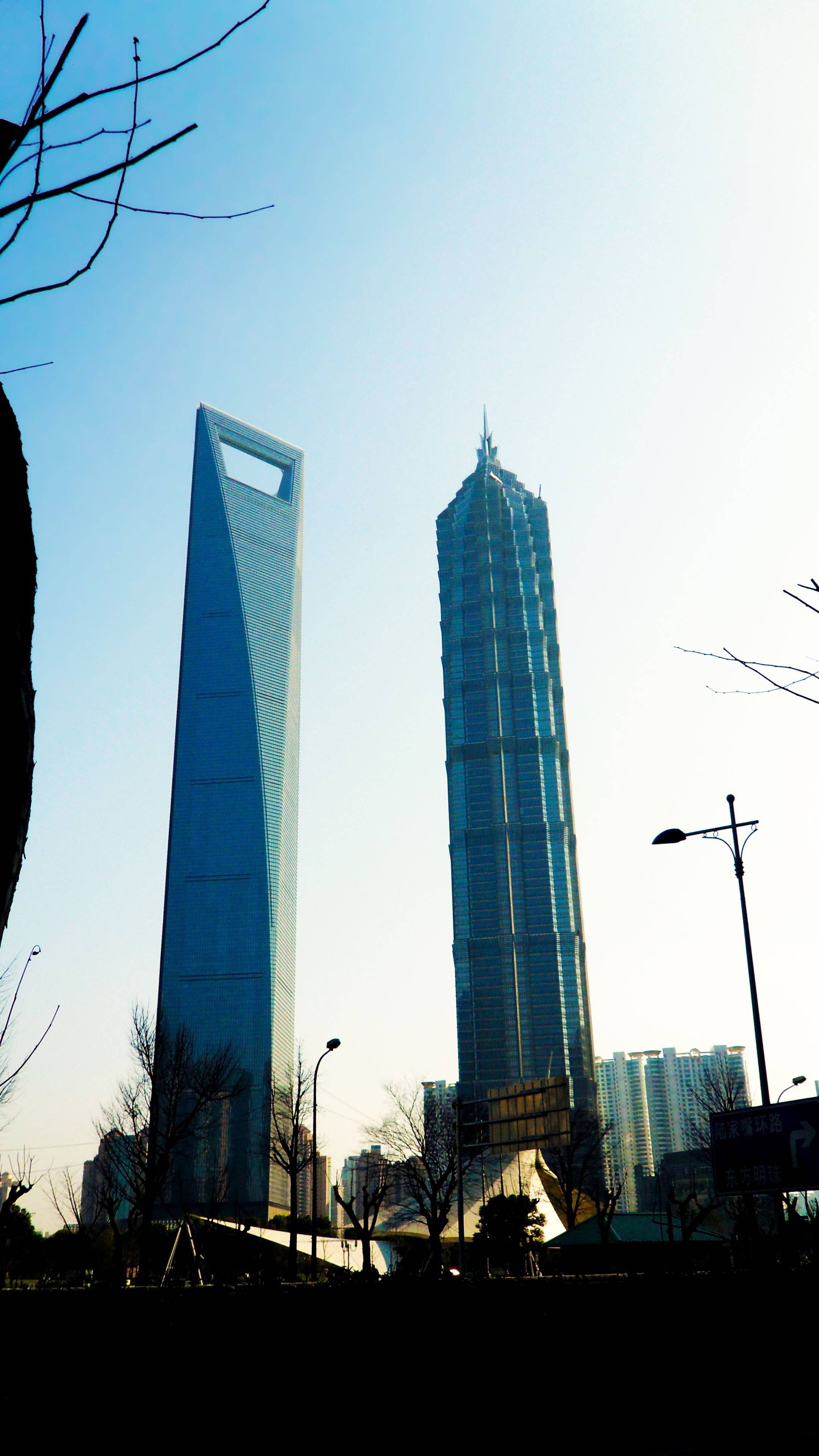 Shanghai World Financial Center, Stunning image, Urban beauty, Impressive structure, 2160x3840 4K Phone