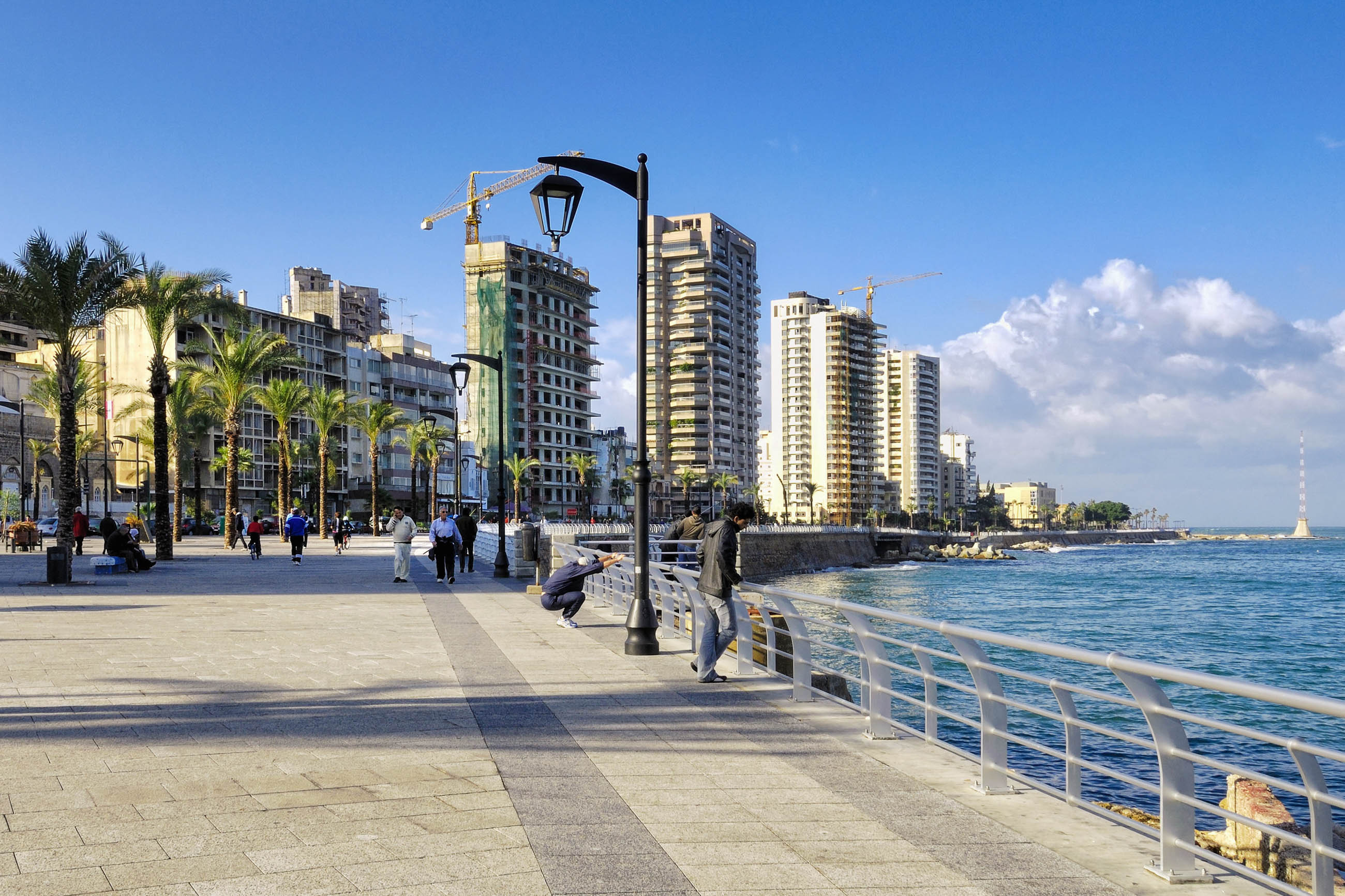 Beirut, Travels, Corniche in Lebanon, Franks Travelbox, 2600x1740 HD Desktop