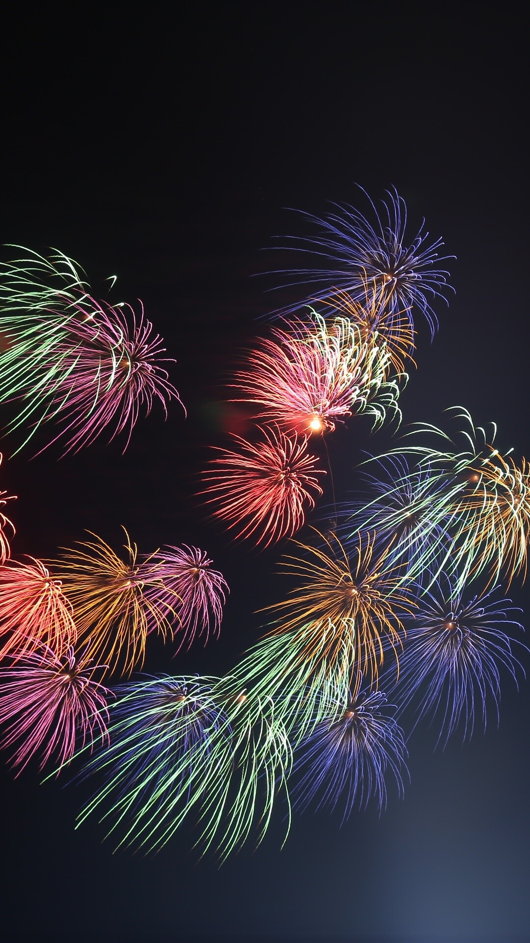 Firework: Was invented more than 2000 years ago in China, Pyrotechnics. 1080x1920 Full HD Wallpaper.