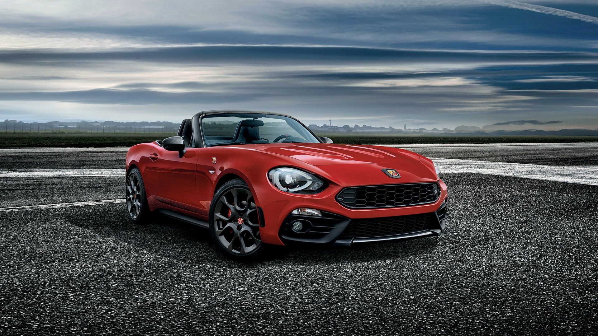 Fiat 124 Spider, Abarth edition wallpapers, High-quality backgrounds, Sporty, 1920x1080 Full HD Desktop