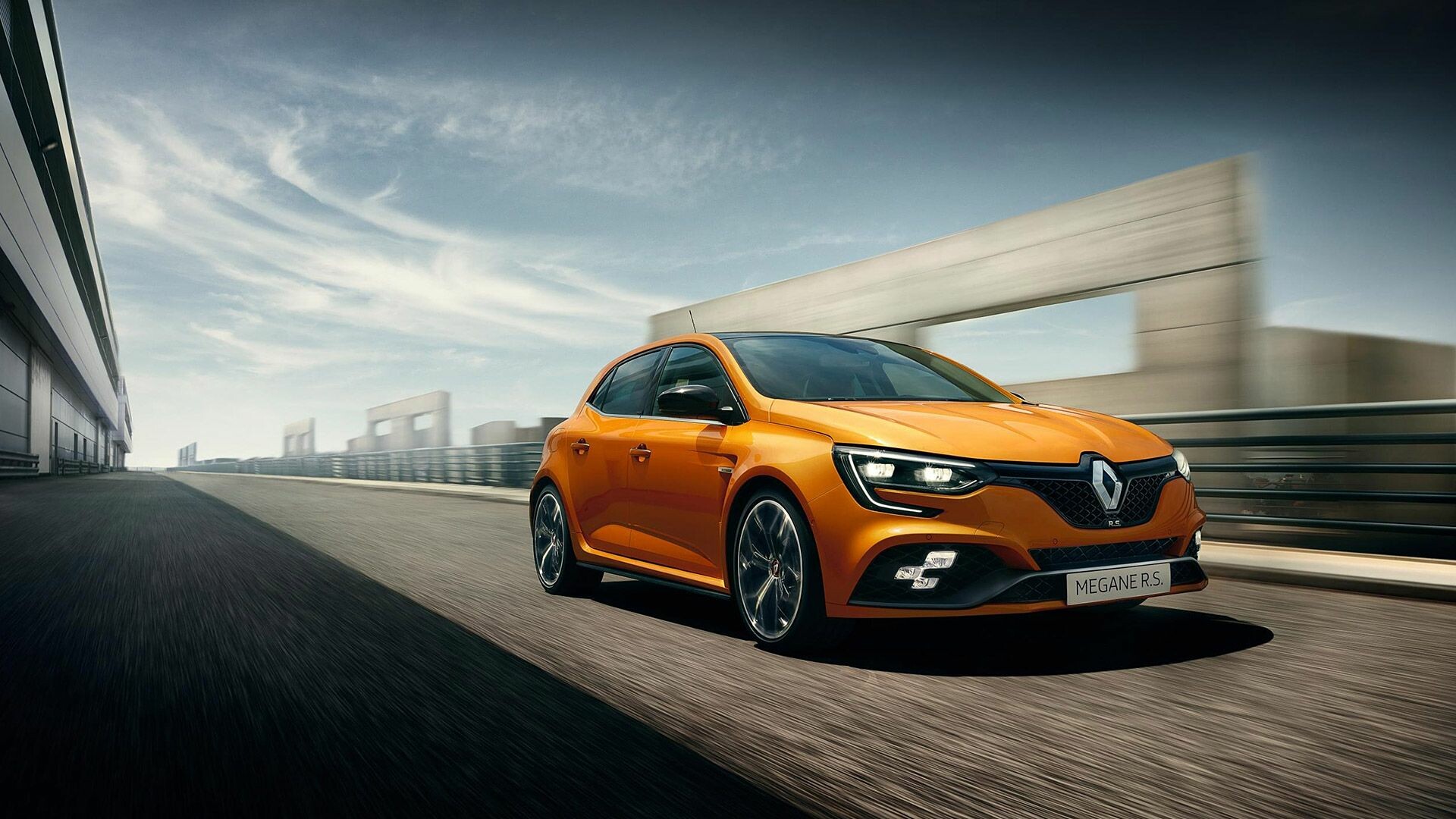 Renault: Megane RS, A French multinational automobile company. 1920x1080 Full HD Background.