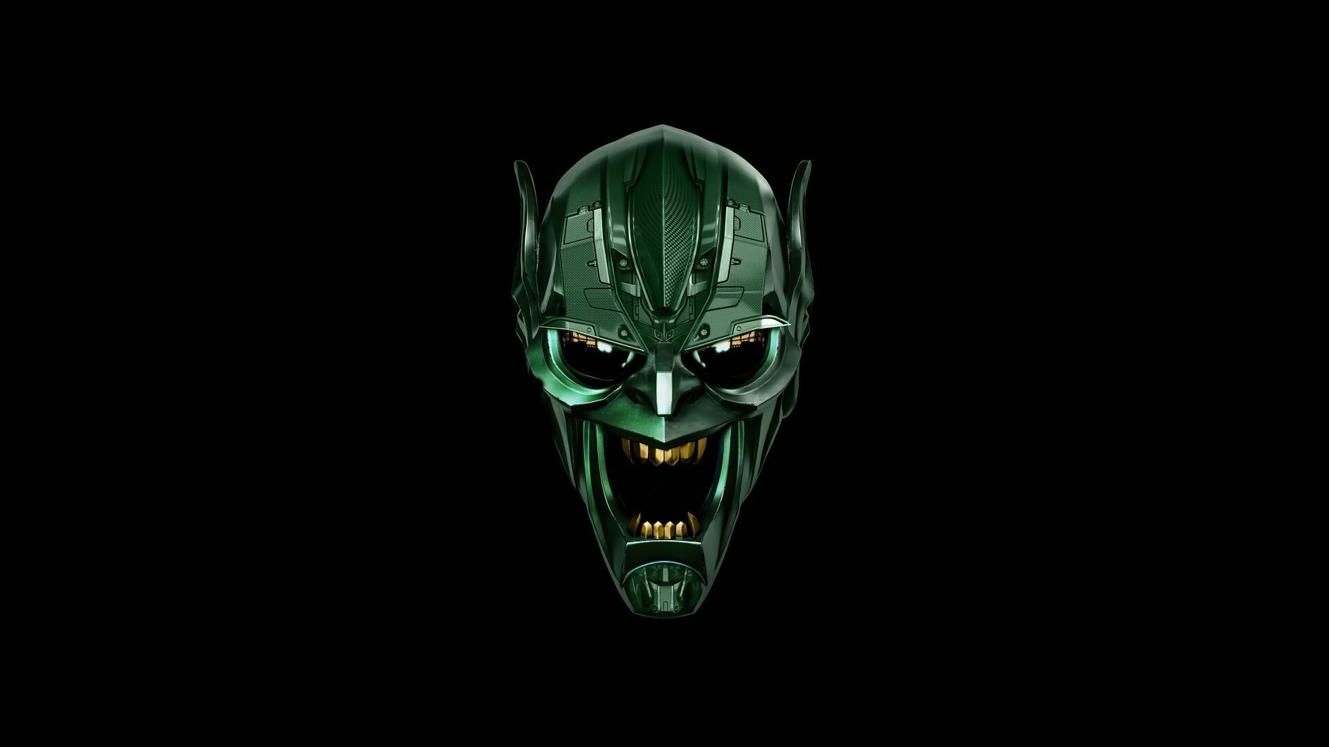 Green Goblin: Osborn, Minimalistic, Villain. 1920x1080 Full HD Background.