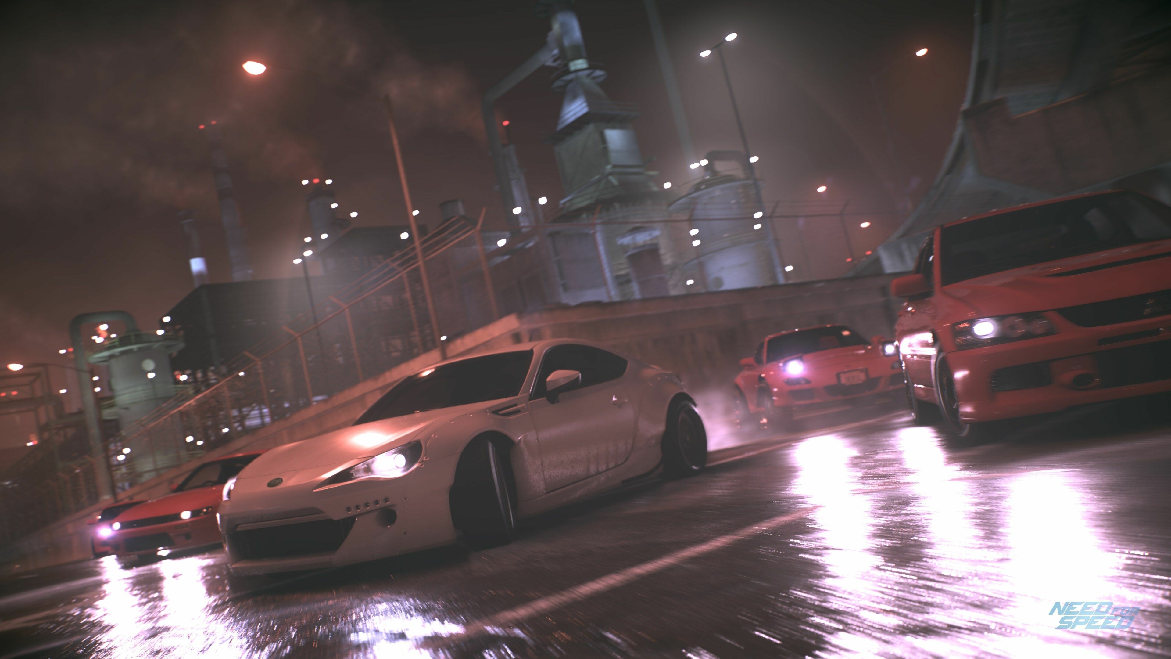 Need for Speed: NFS, A racing game franchise published by Electronic Arts. 3840x2160 4K Background.