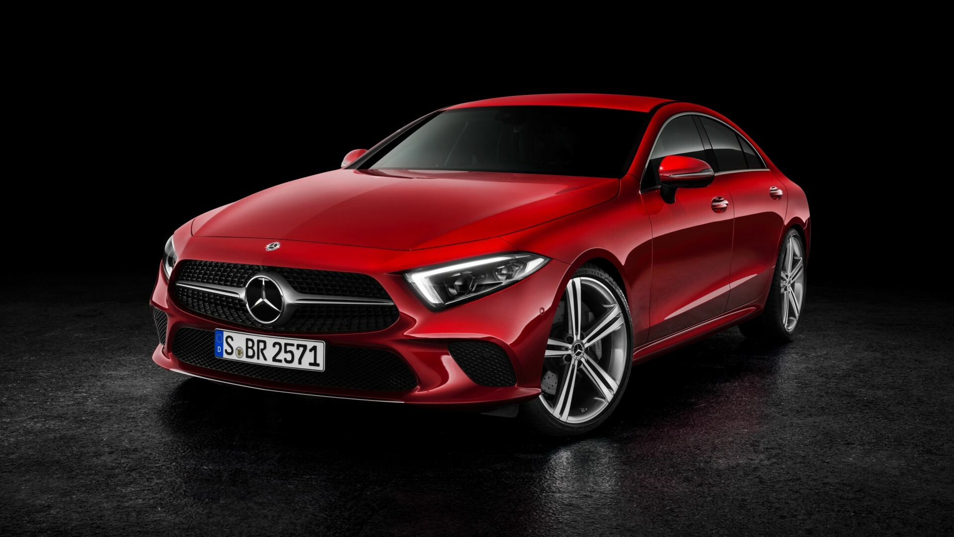 Mercedes-Benz: CLS 450, 2018 car, Mid-size luxury 4-Door Coupe. 1920x1080 Full HD Background.