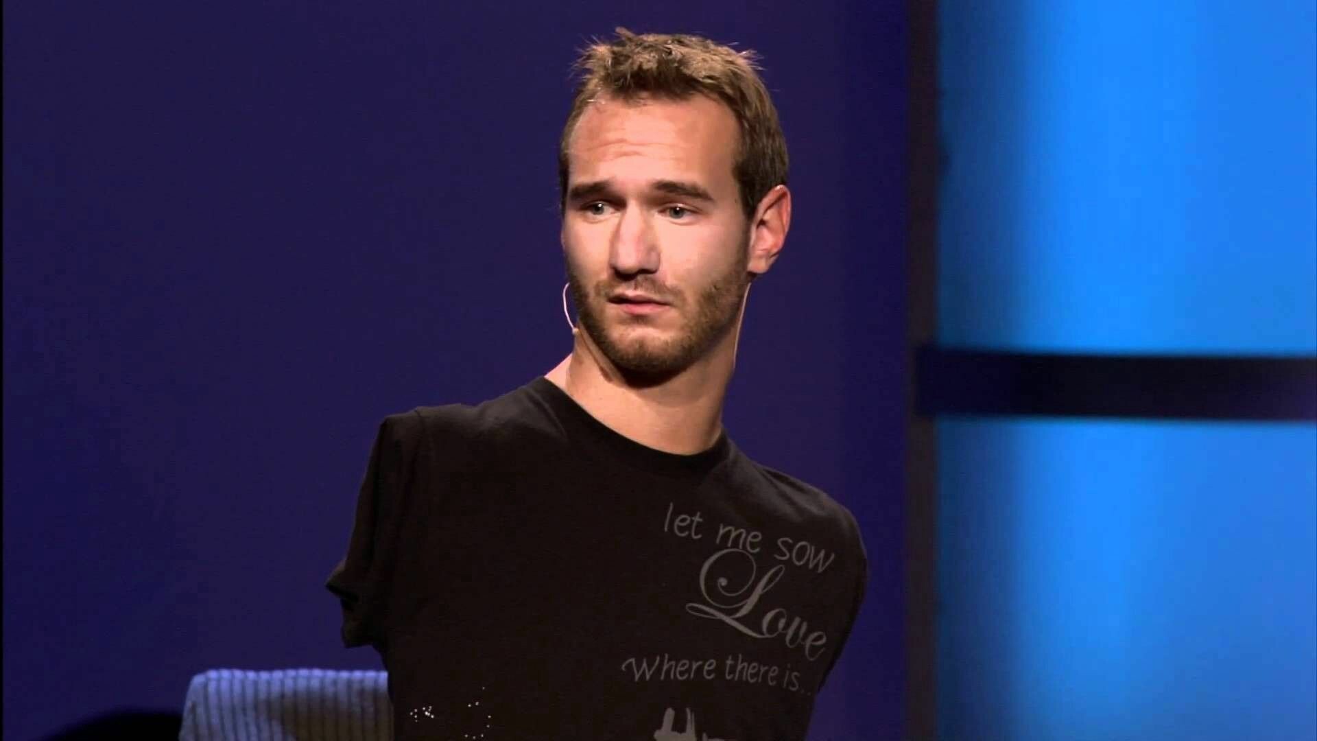 Nick Vujicic: Wrote a book, Limitless: Devotions for a Ridiculously Good Life (2013). 1920x1080 Full HD Wallpaper.